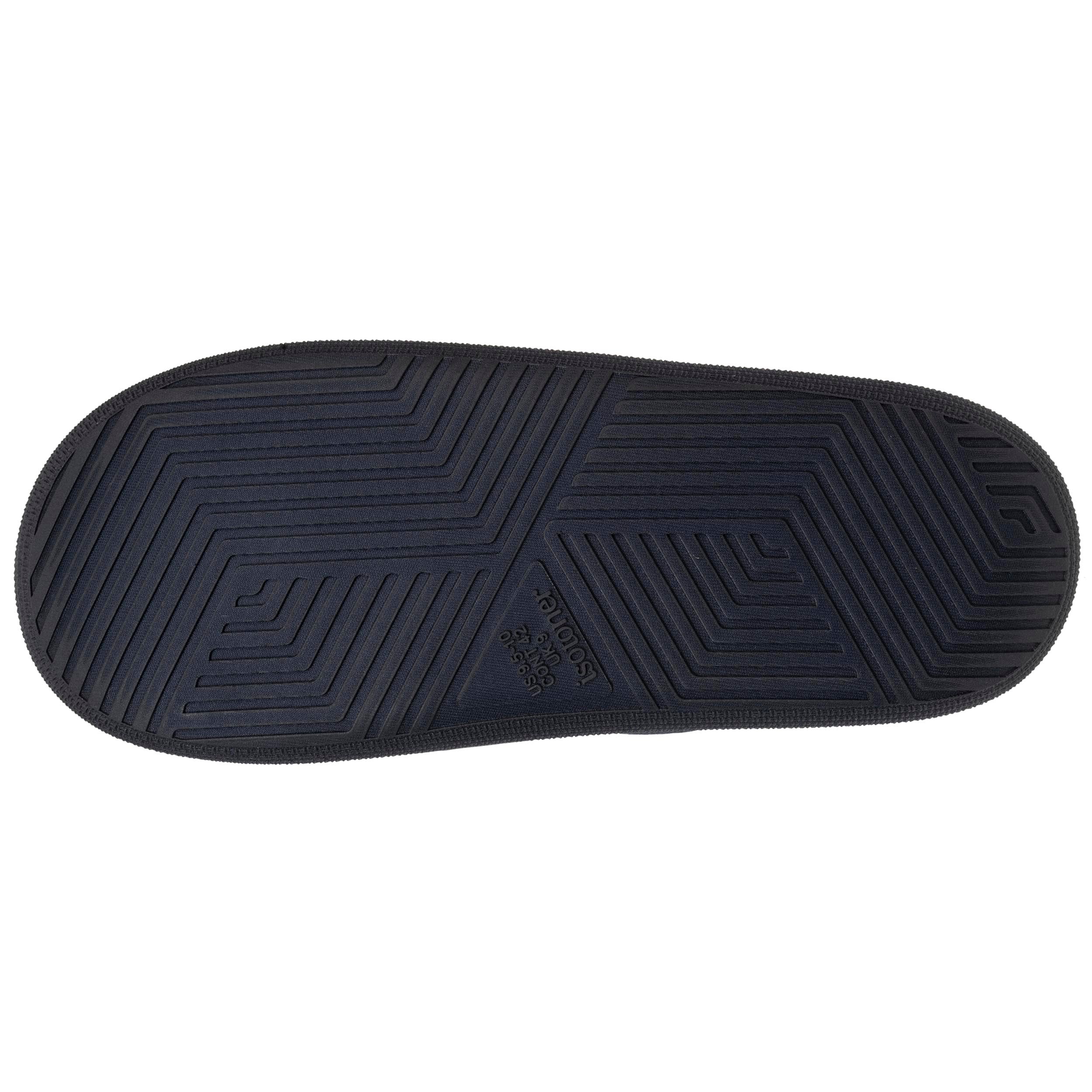 isotoner-chaussons-mules-homme-bloup-marine-chevrons image 4