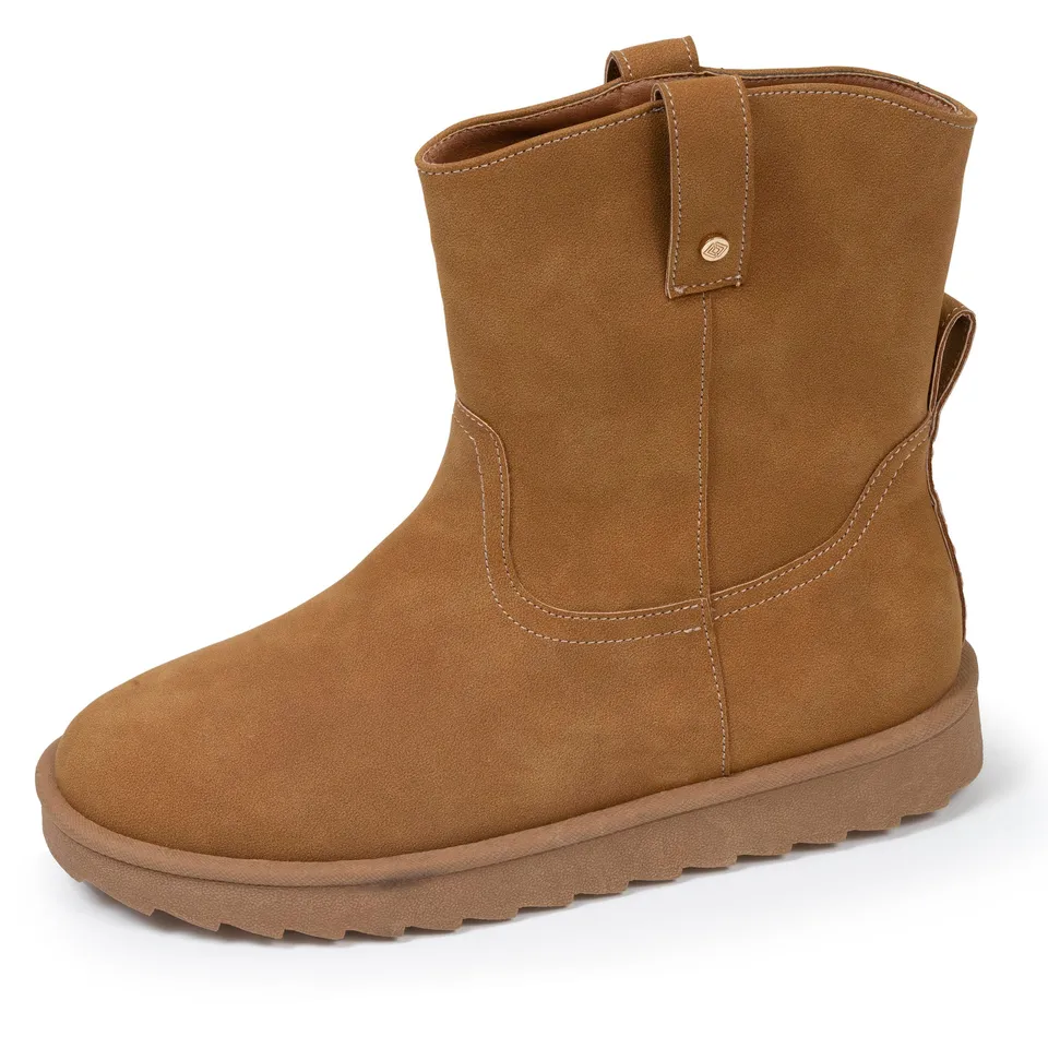 isotoner-bottines-hautes-femme-camel-m-moire-de-forme image 1