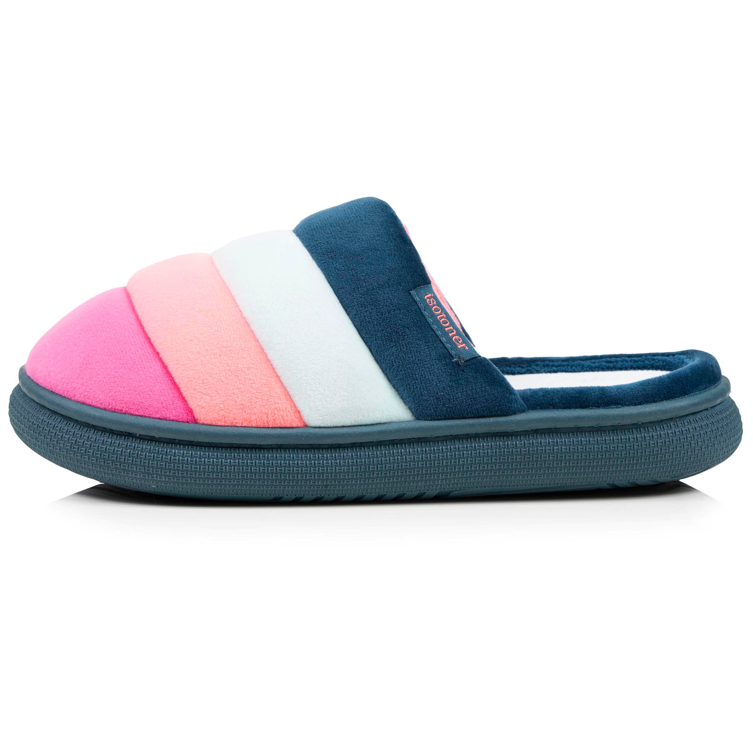 isotoner-chaussons-mules-femme-bloup-multicolor image 4