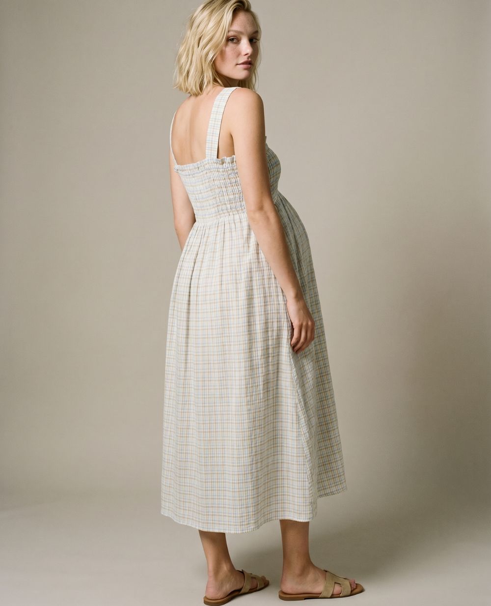 cache-c-ur-robe-d-allaitement-alice-multicolore-vichy-bio image 6