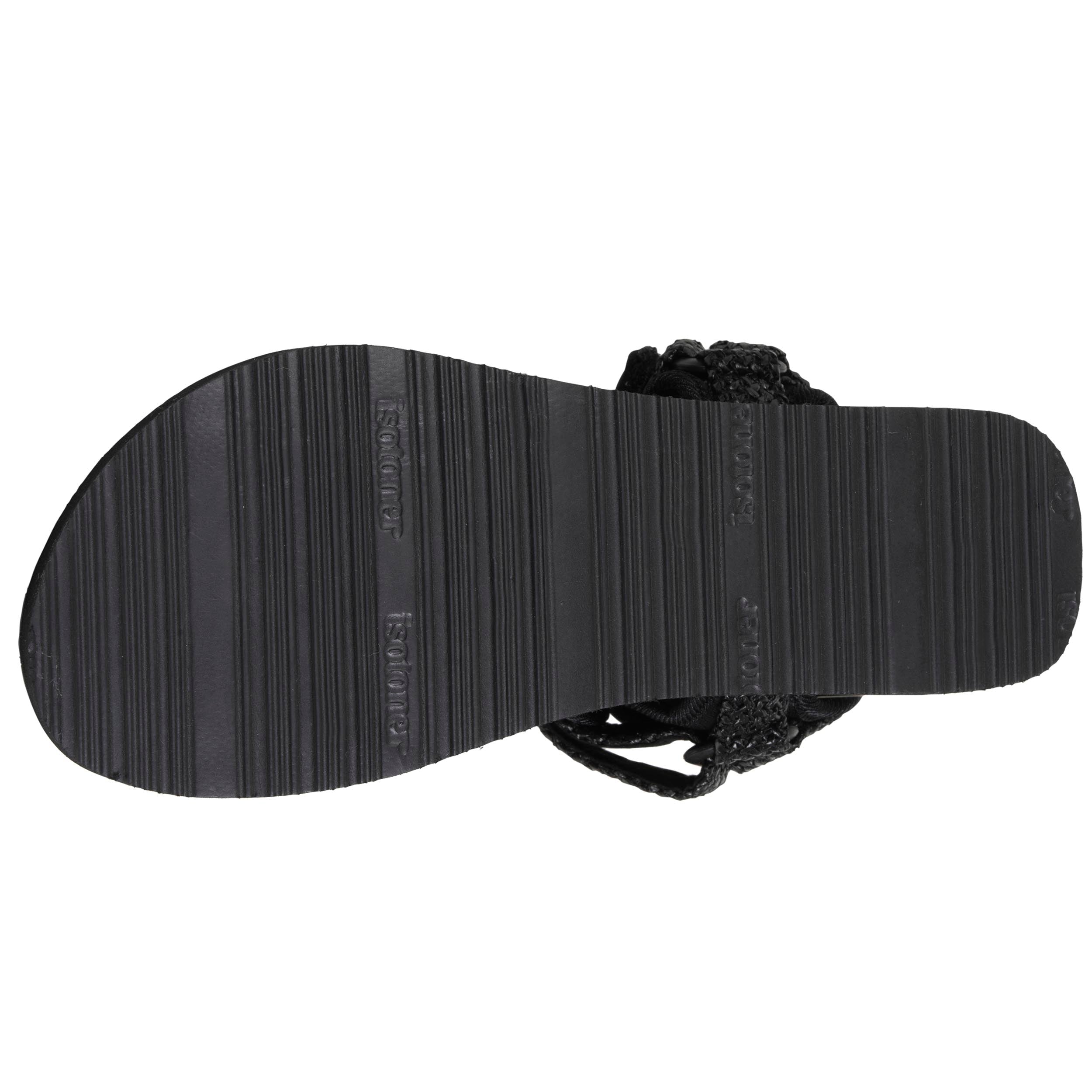 isotoner-sandales-femme-sport-talon-noir image 5
