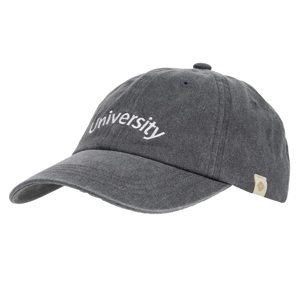 isotoner-casquette-mixte-gris-broderie-university-coton image 1