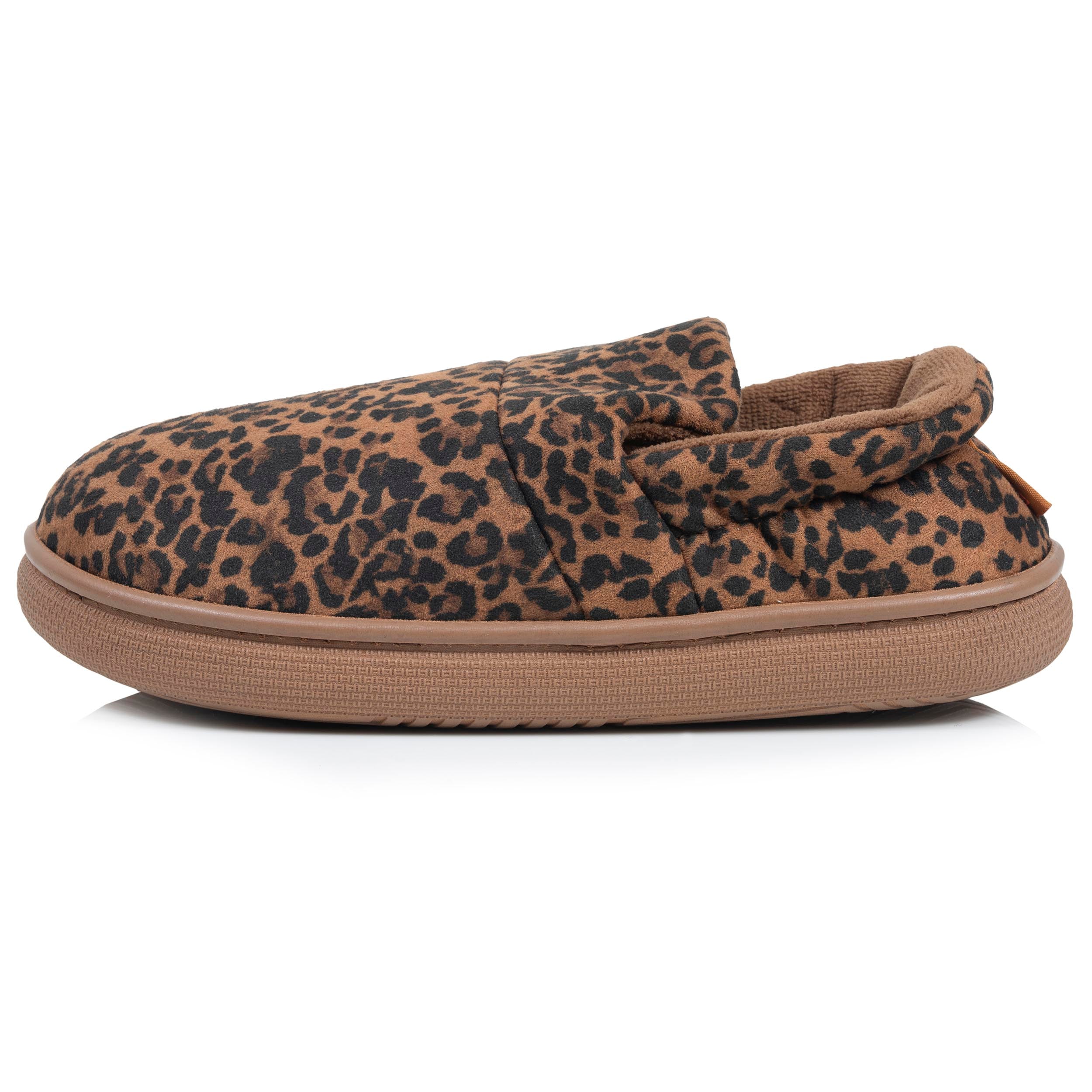 isotoner-chaussons-slippers-femme-bloup-l-opard-camel image 4