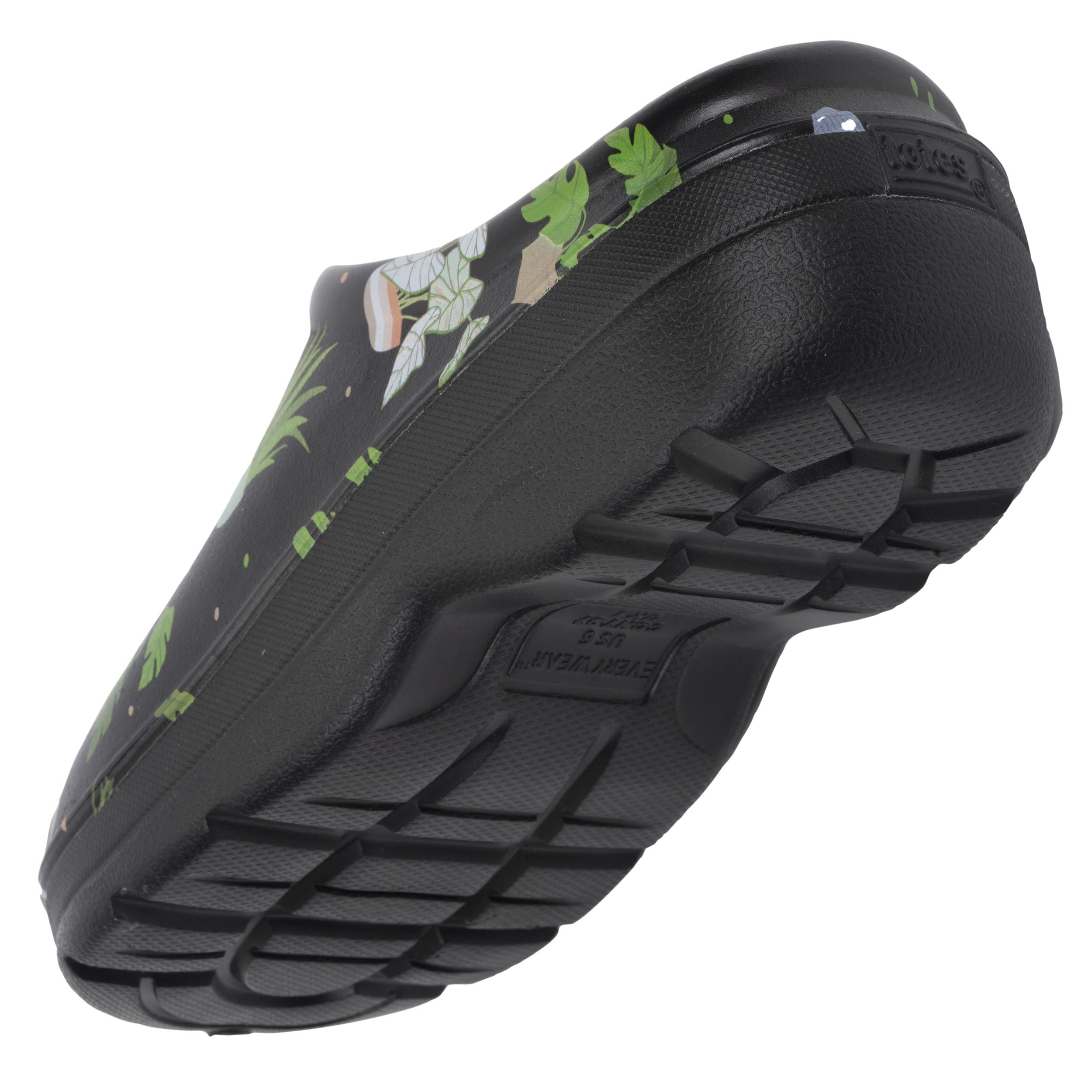 isotoner-sabots-de-jardin-everywear-femme-noir-plante image 5
