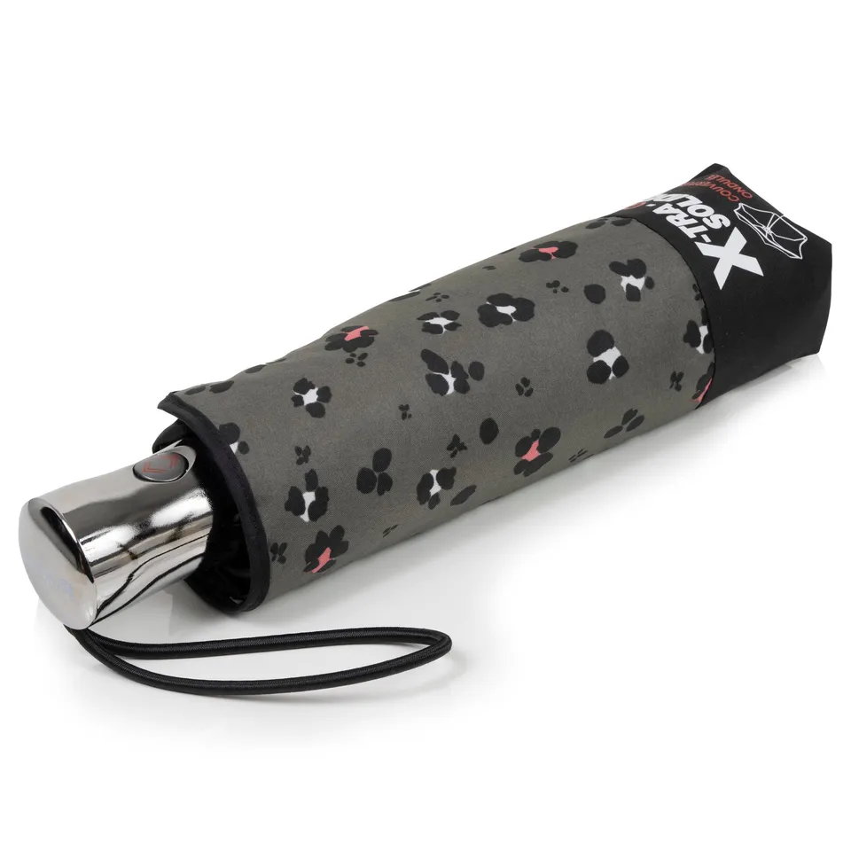 isotoner-parapluie-x-tra-solide-28-cm-l-opard-kaki-automatique image 1