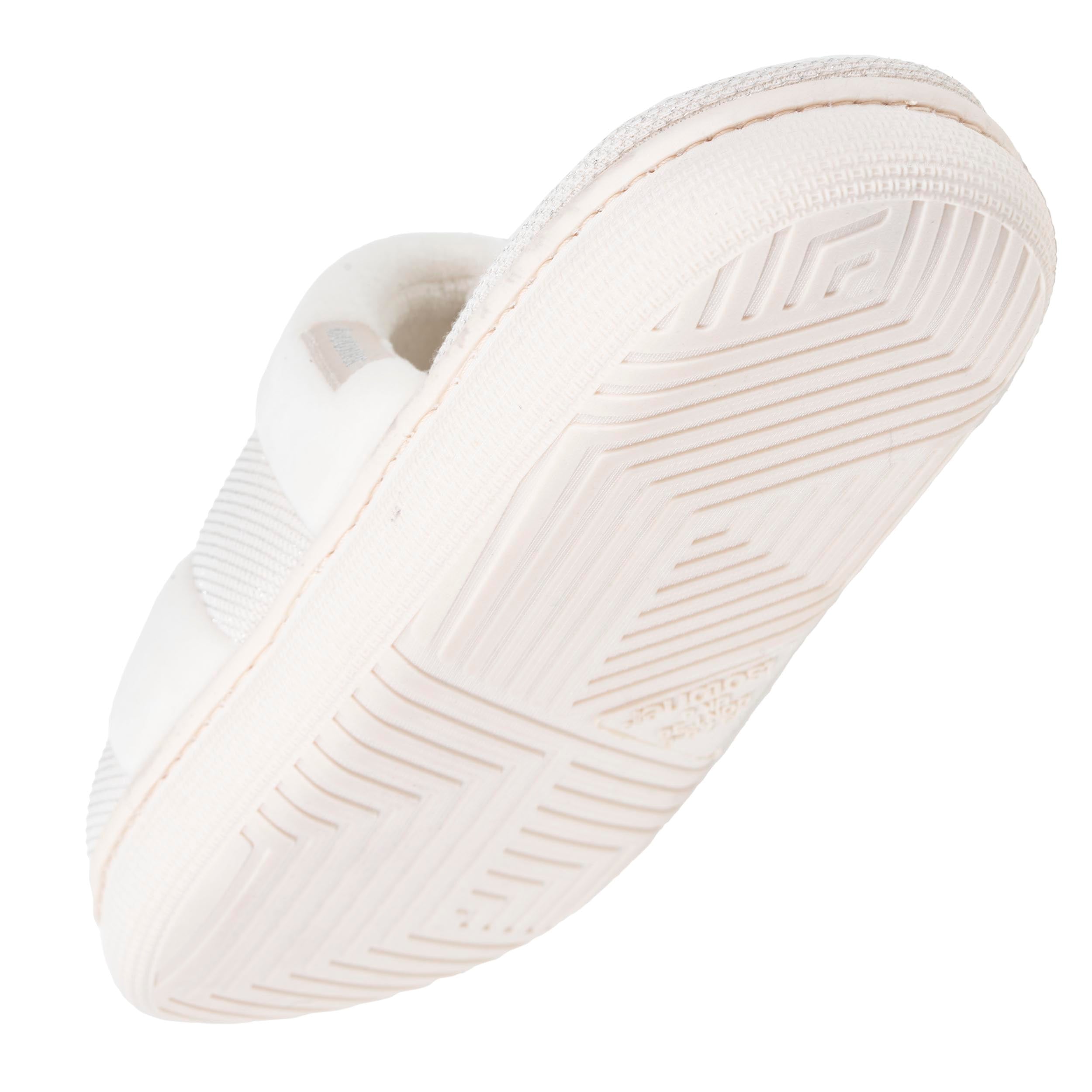 isotoner-chaussons-mules-femme-bloup-ivoire-bi-mati-re image 5