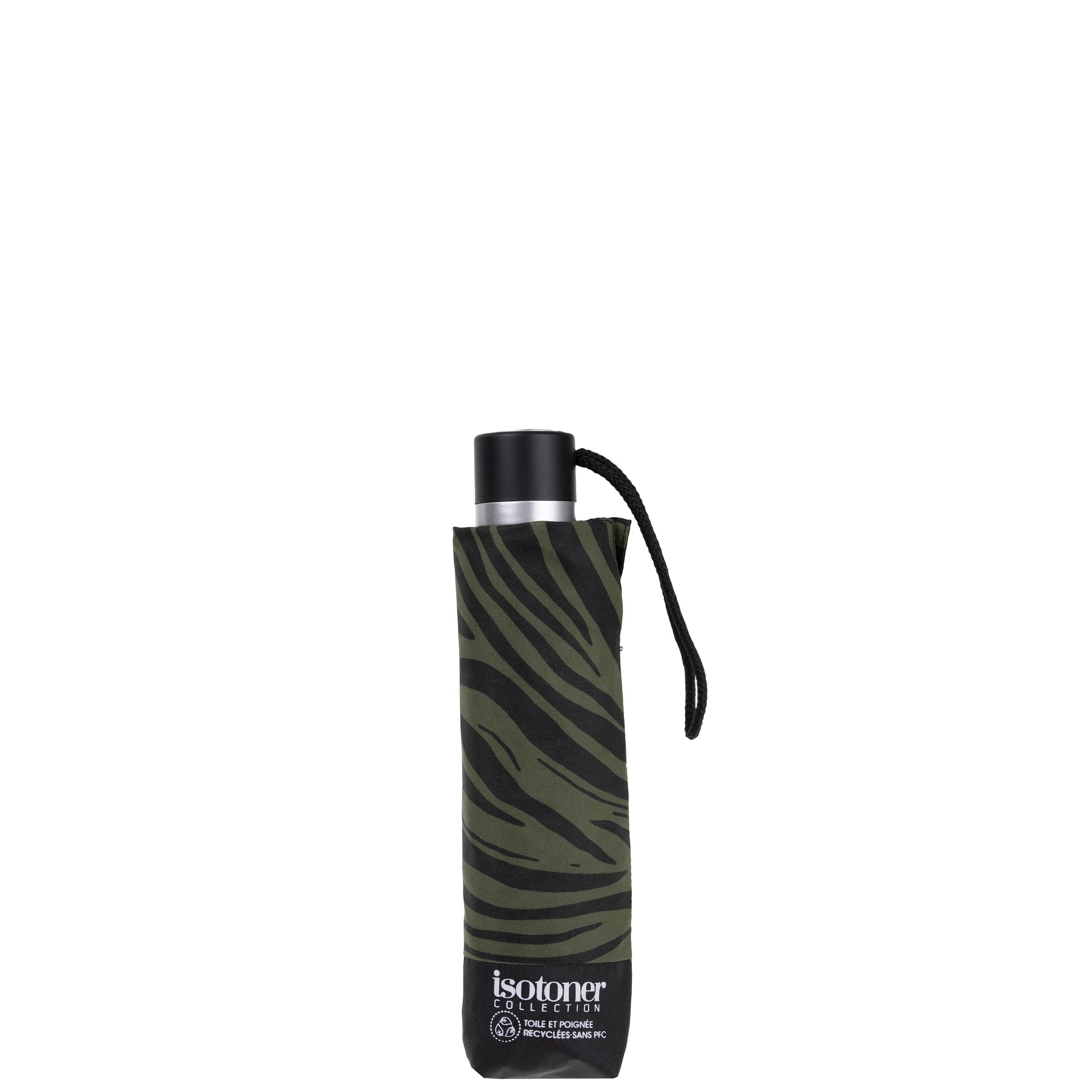 isotoner-parapluie-z-bre-kaki image 4