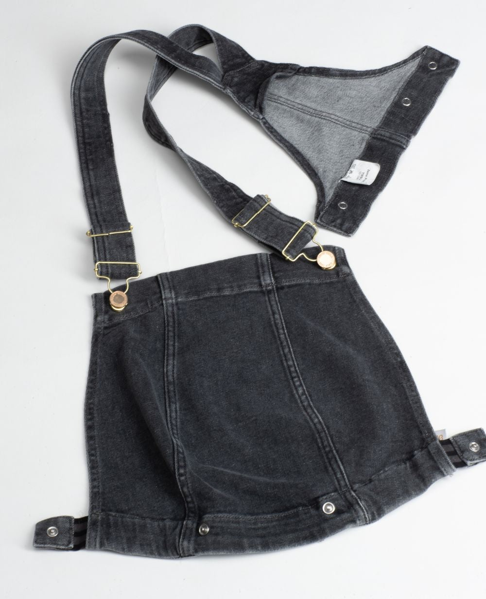 cache-c-ur-fisher-haut-de-salopette-jean-gris-used image 4