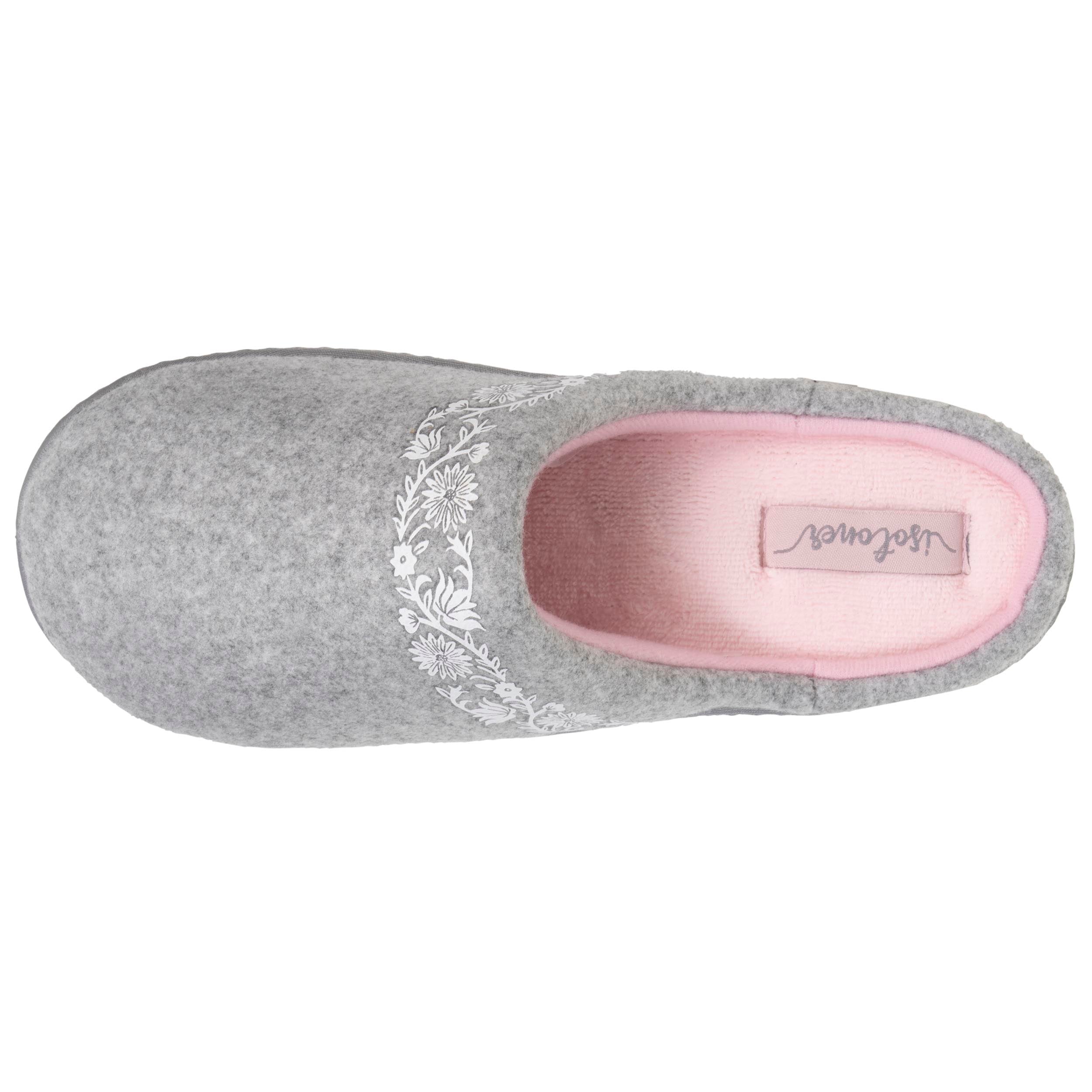 isotoner-chaussons-mules-junior-arabesques-gris-chin image 2