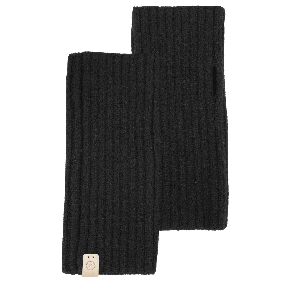 isotoner-mitaines-femme-maille-ultra-doux-noir image 1