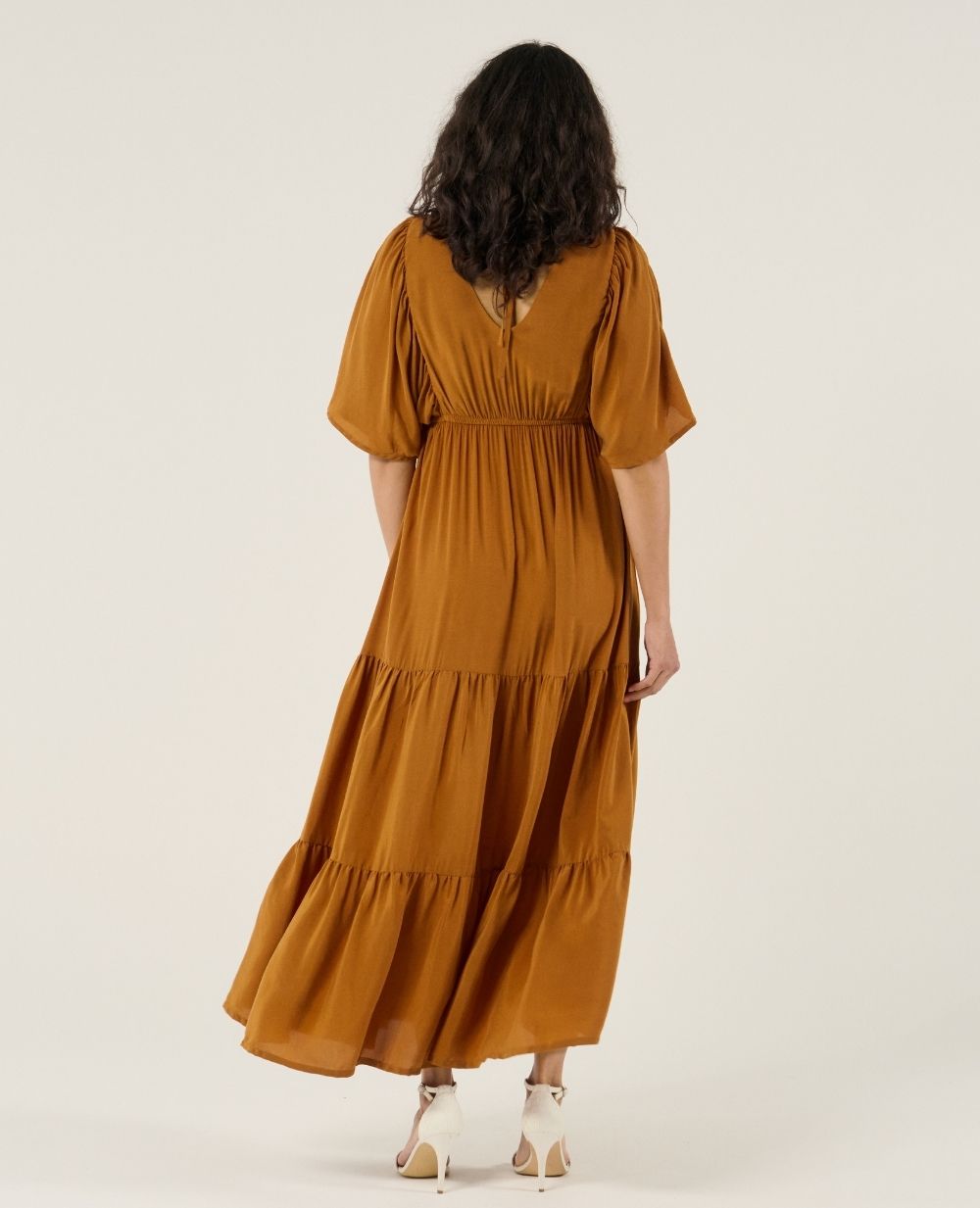 cache-c-ur-claudette-robe-longue-de-maternit-et-d-allaitement-camel image 5