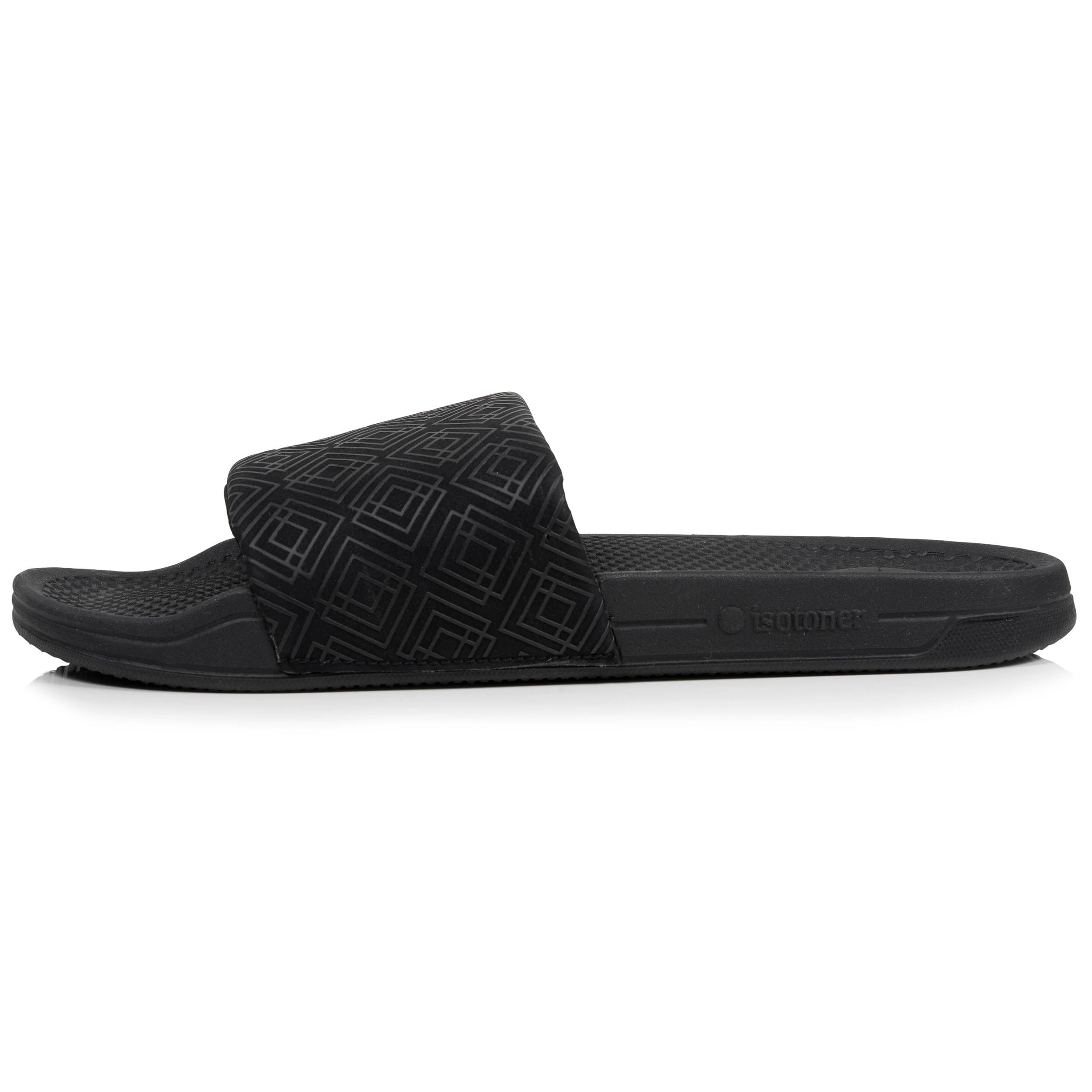 isotoner-mules-claquettes-homme-everywear-noir-logo image 3