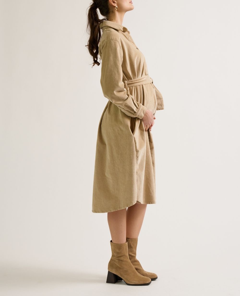 cache-c-ur-robe-de-maternit-jude-noisette-velours-milleraies-allaitement image 5