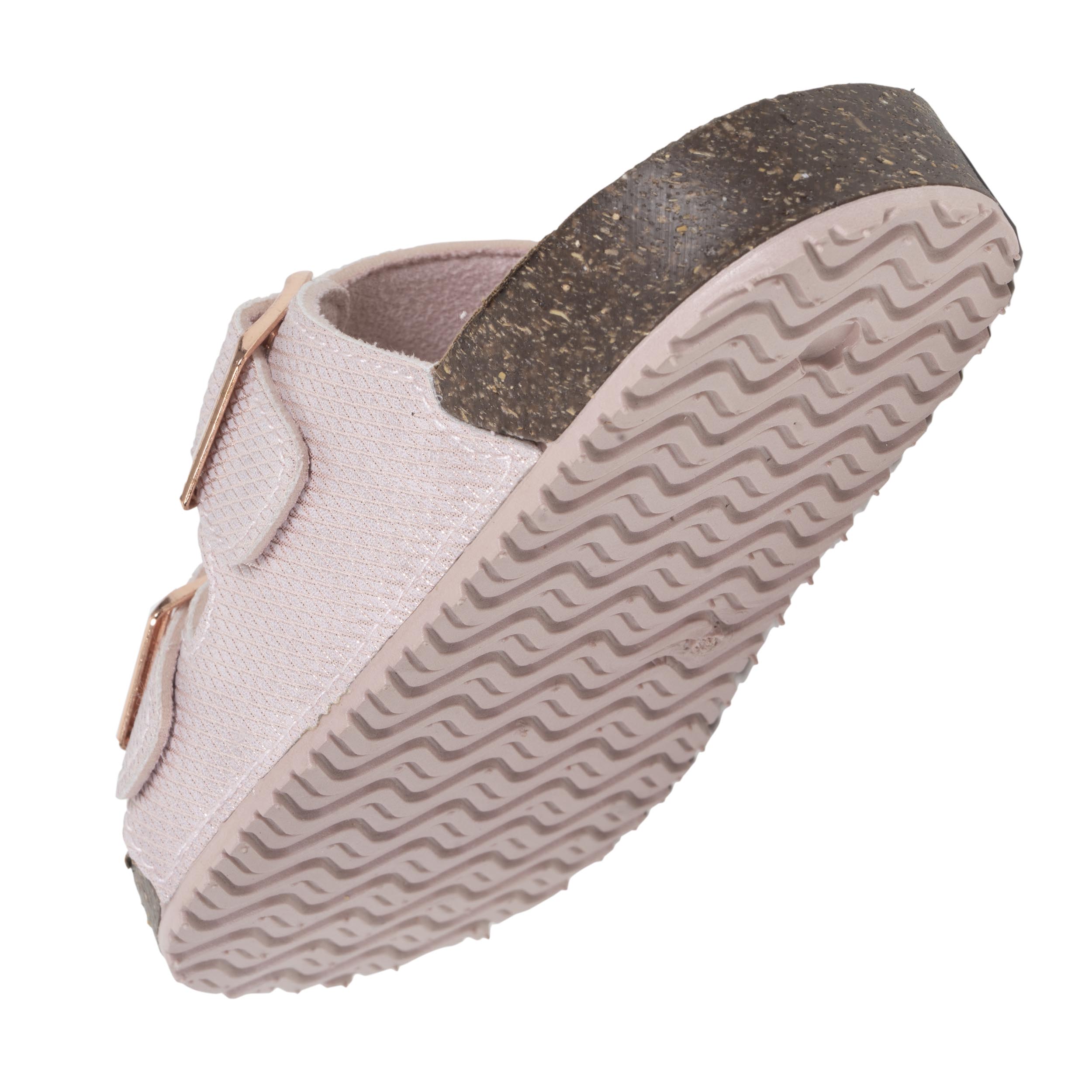 isotoner-mules-sandales-enfant-double-bride-rose image 5