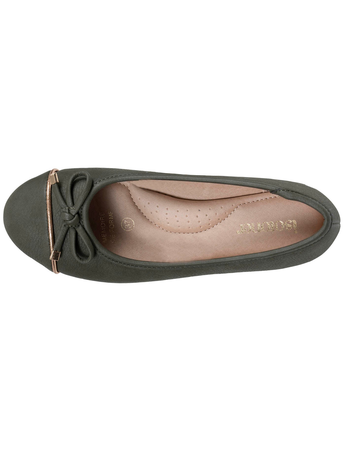 isotoner-ballerines-femme-corde-talon-compens-kaki image 7