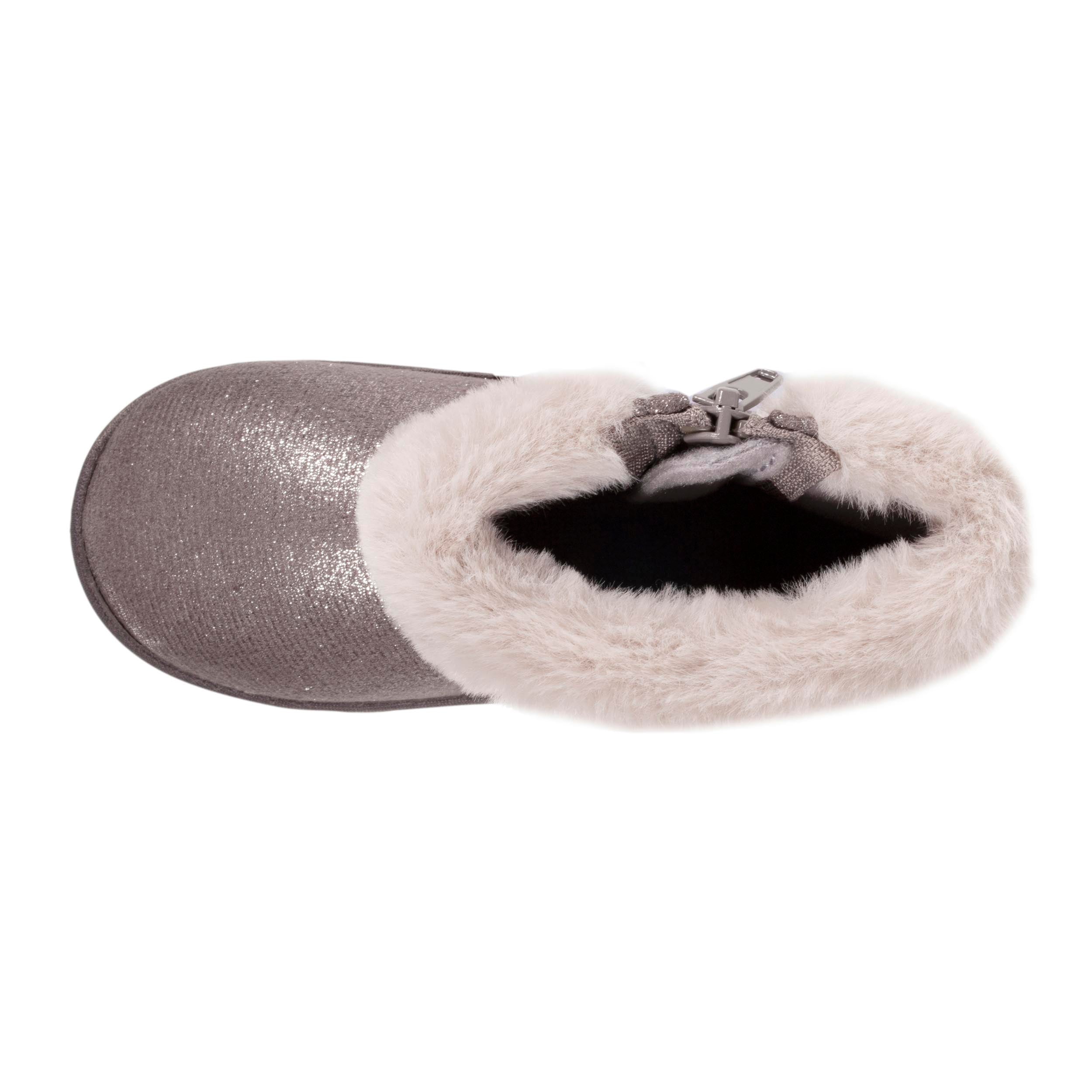 isotoner-chaussons-bottillons-zip-b-b-gris-iris image 2