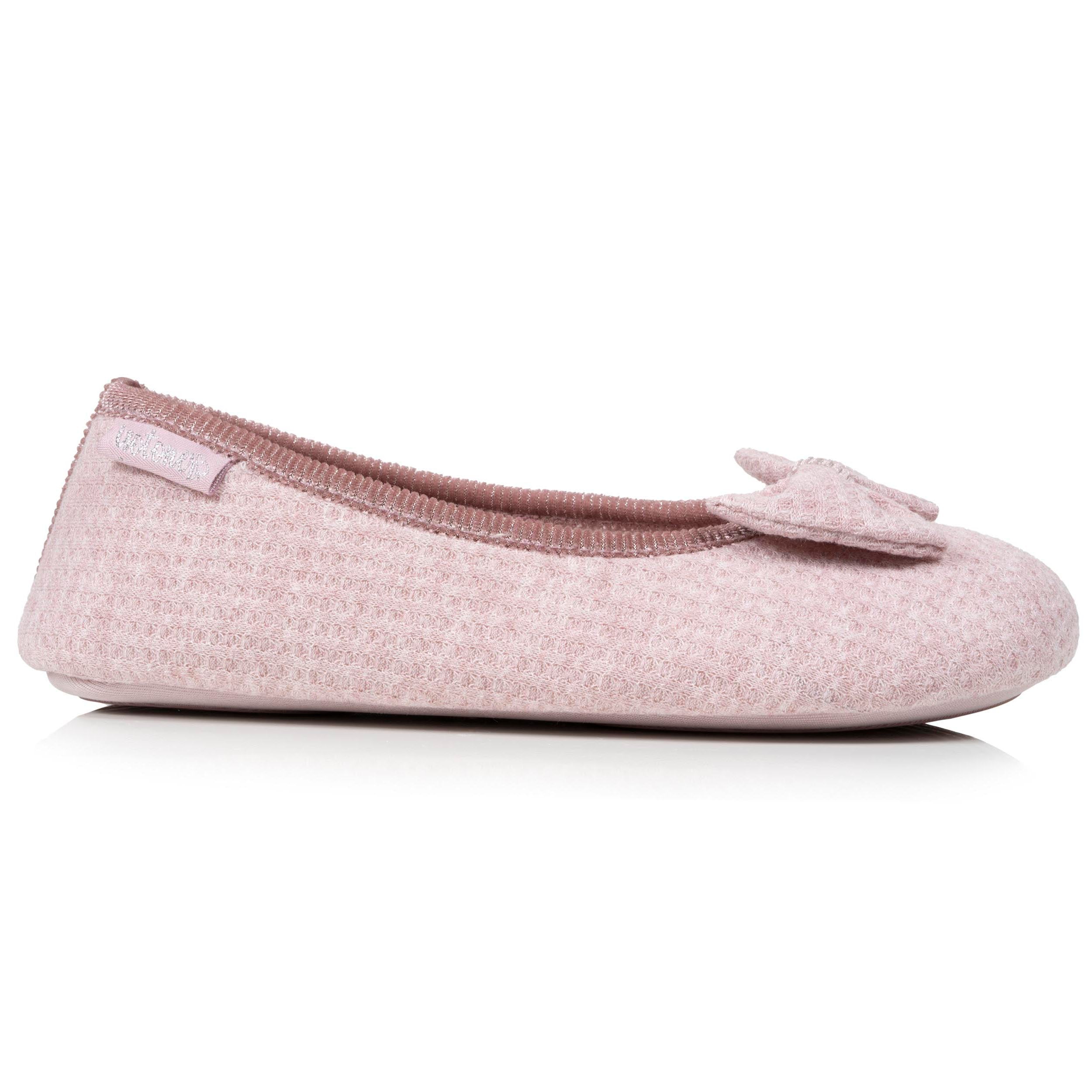 isotoner-chaussons-ballerines-femme-blush-chin image 8
