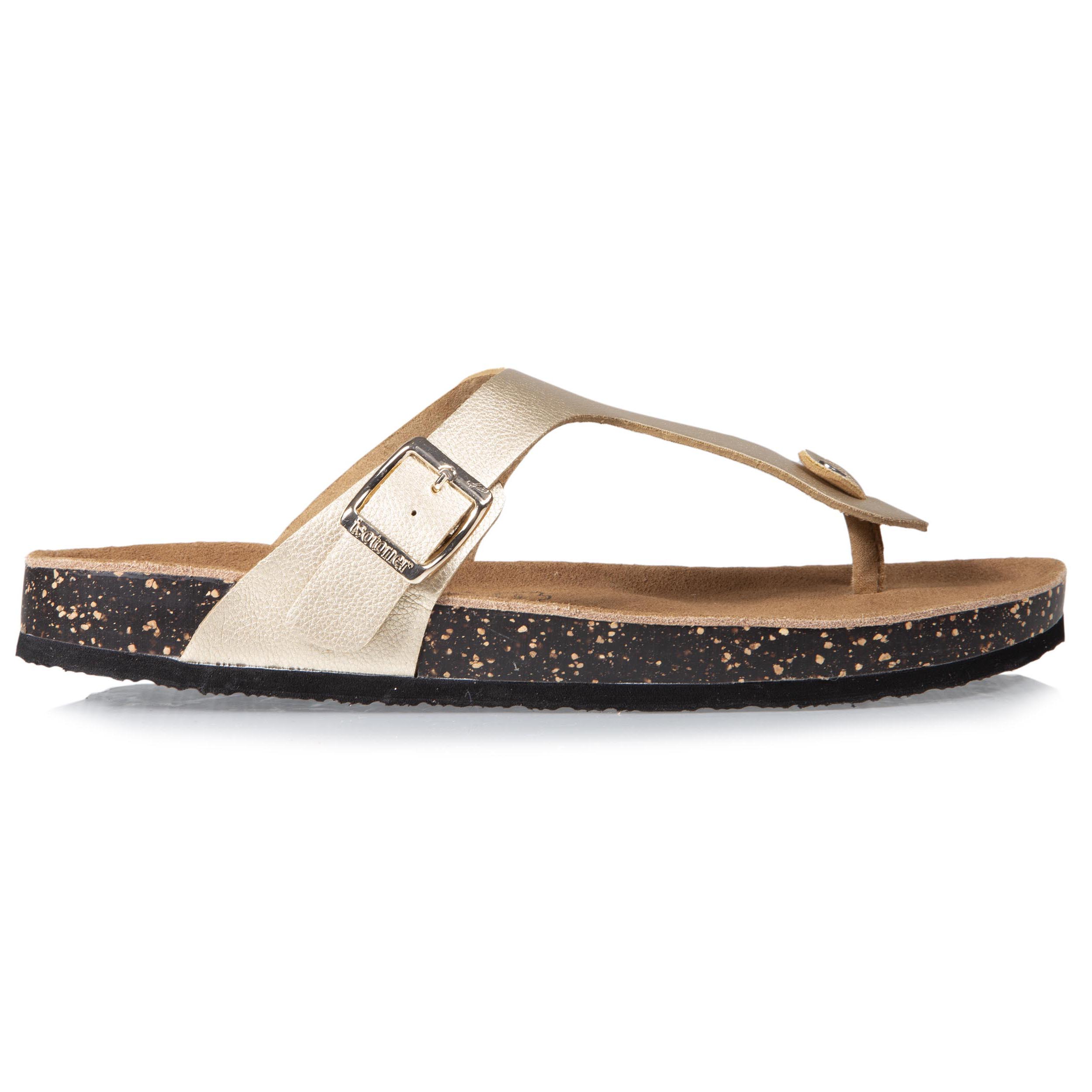 isotoner-mules-sandales-femme-bride-dor-everywear image 8