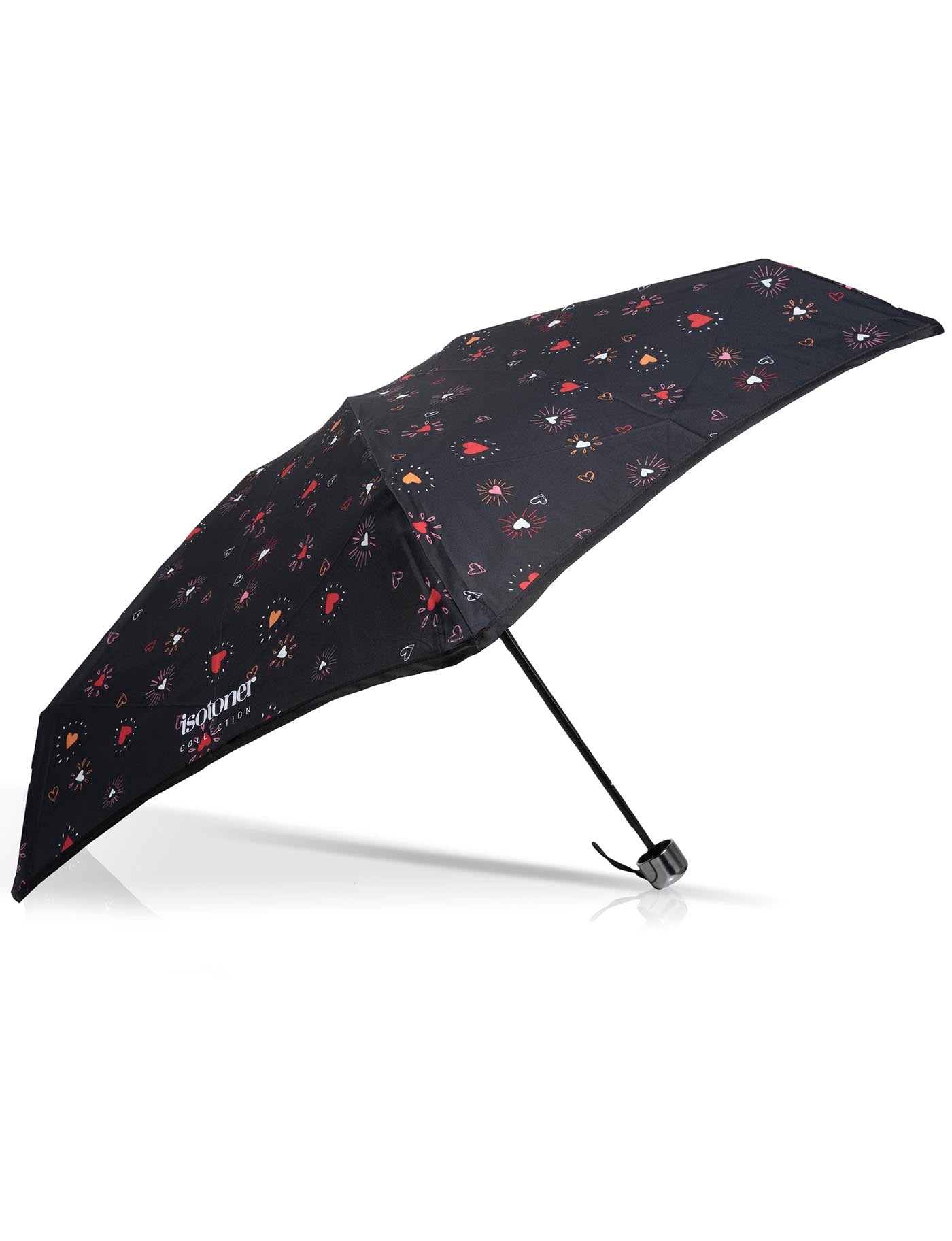 isotoner-parapluie-mini-x-tra-solide-c-ur-rouge-92-cm image 7