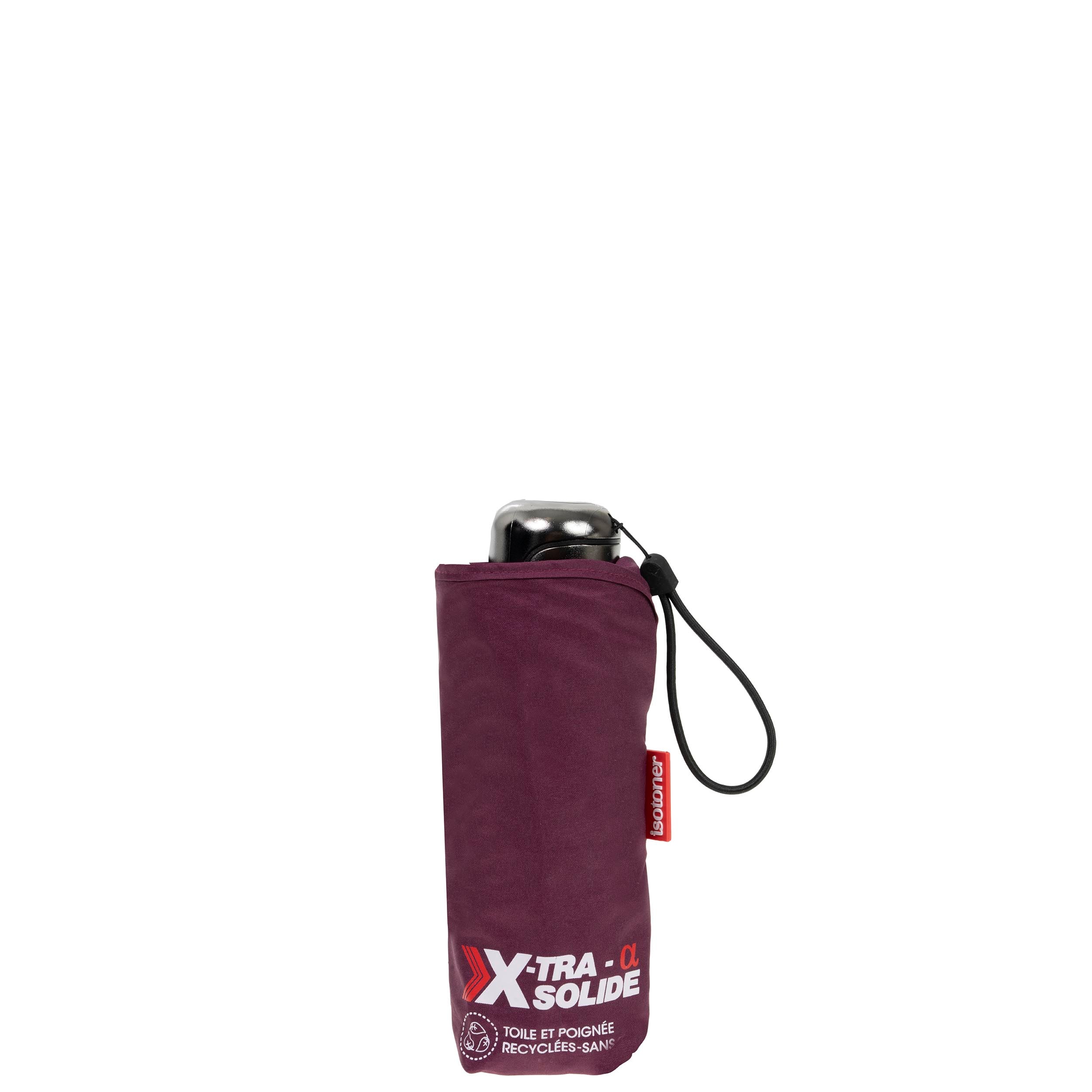 isotoner-parapluie-mini-x-tra-solide-alpha-17-5-cm-prune image 4