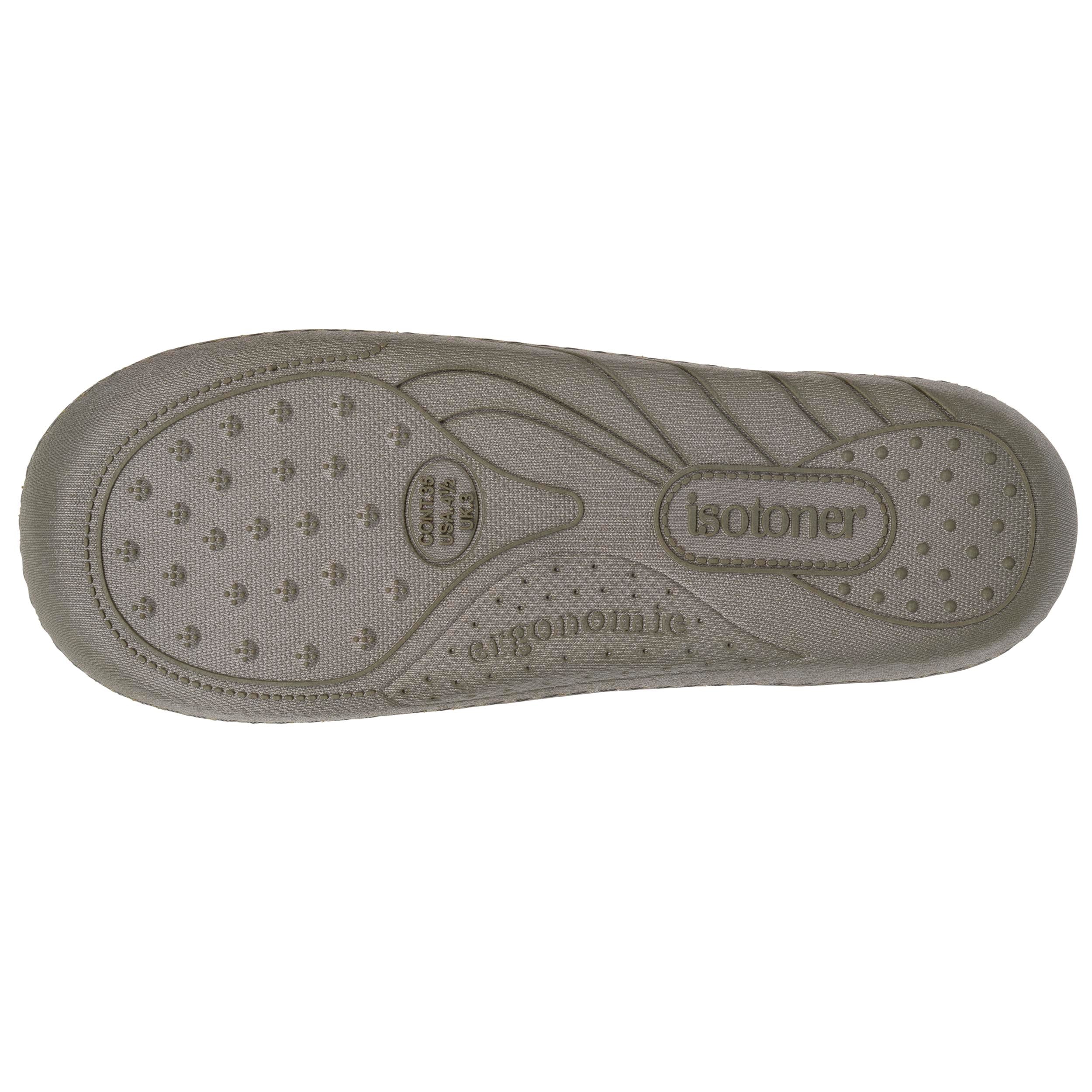 isotoner-chaussons-mules-junior-moto-kaki-chin-gar-on image 4