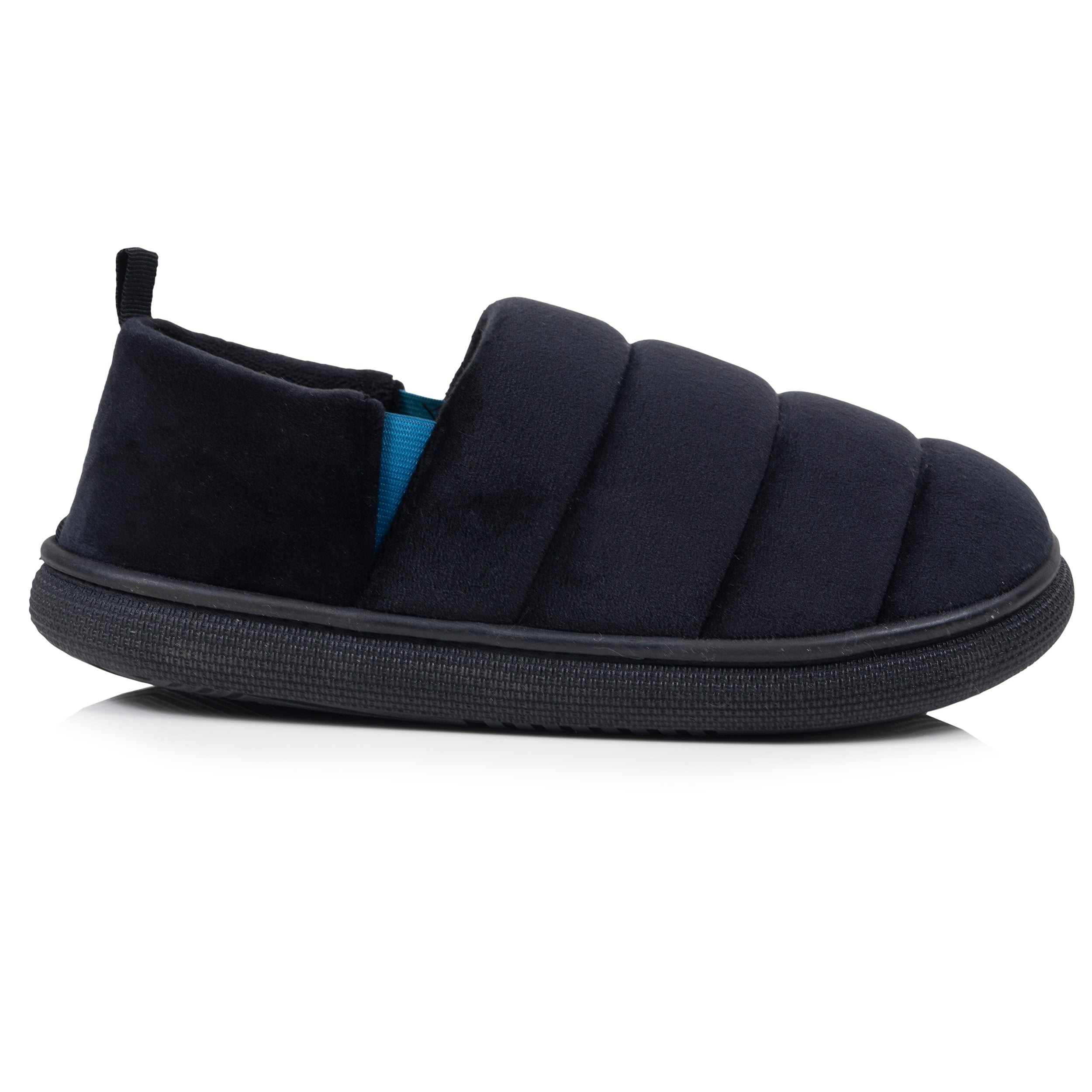 isotoner-chaussons-slippers-homme-bloup-noir-bleu image 8
