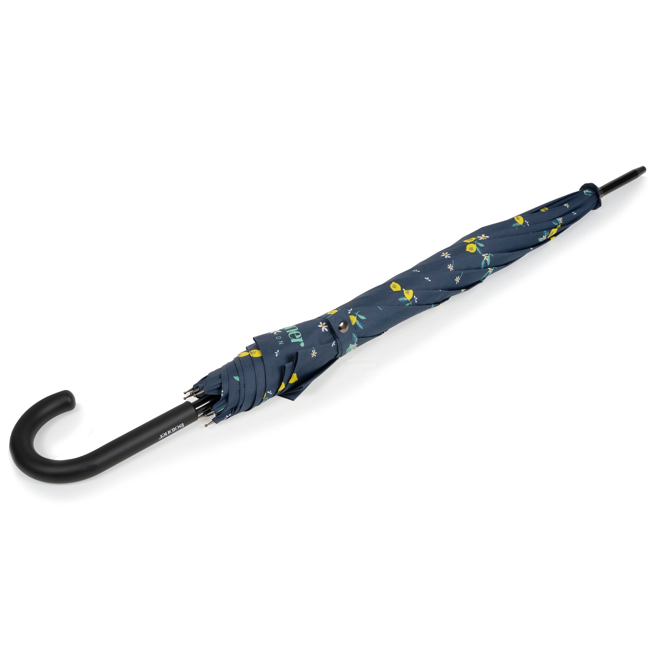 isotoner-parapluie-canne-auto-citron-jaune image 2
