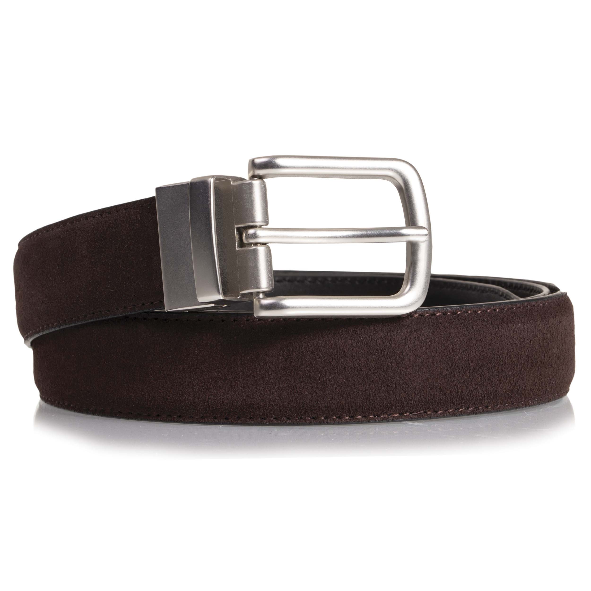 isotoner-ceinture-homme-2-en-1-noir-marron-3-cm image 1