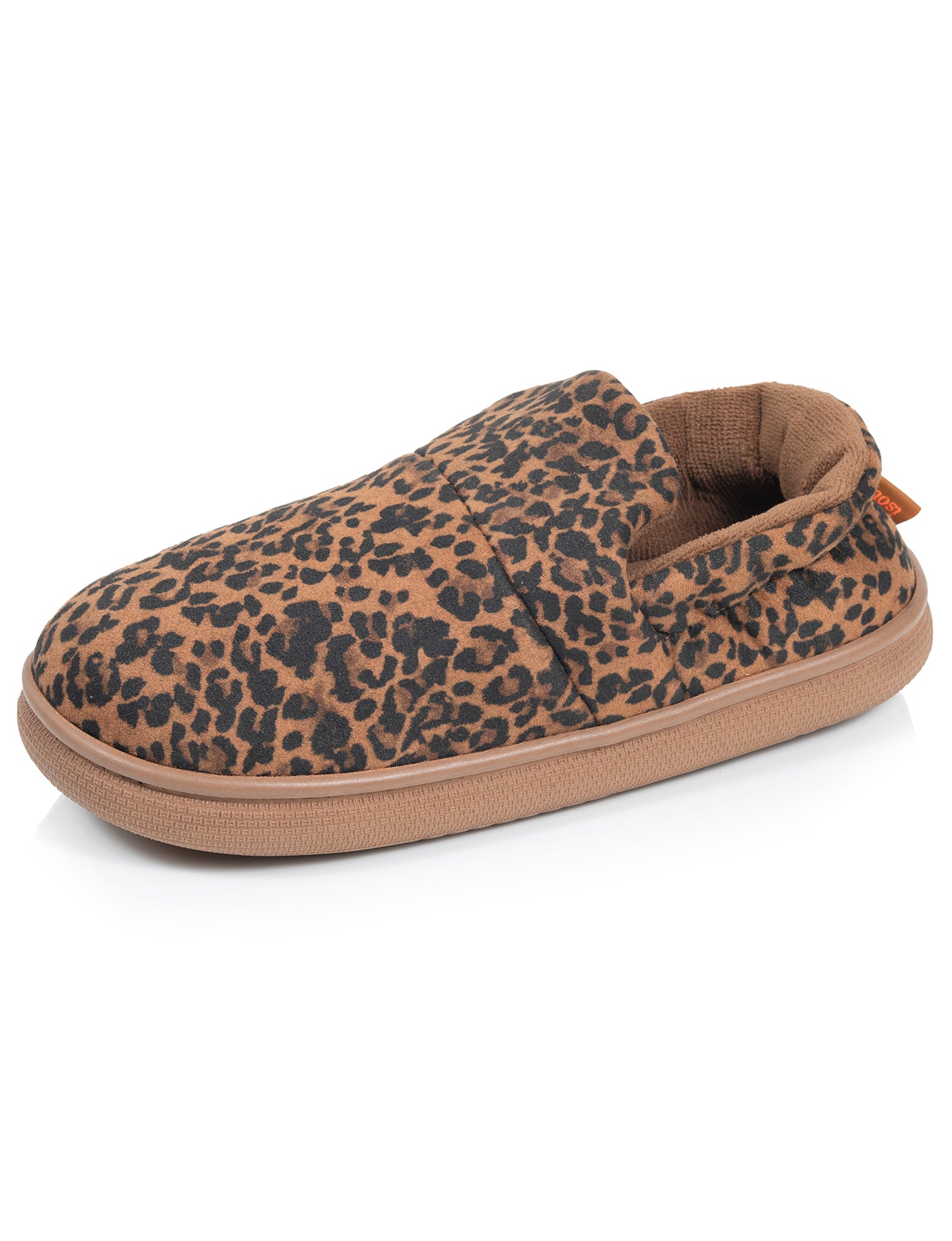 isotoner-chaussons-slippers-femme-bloup-l-opard-camel image 6