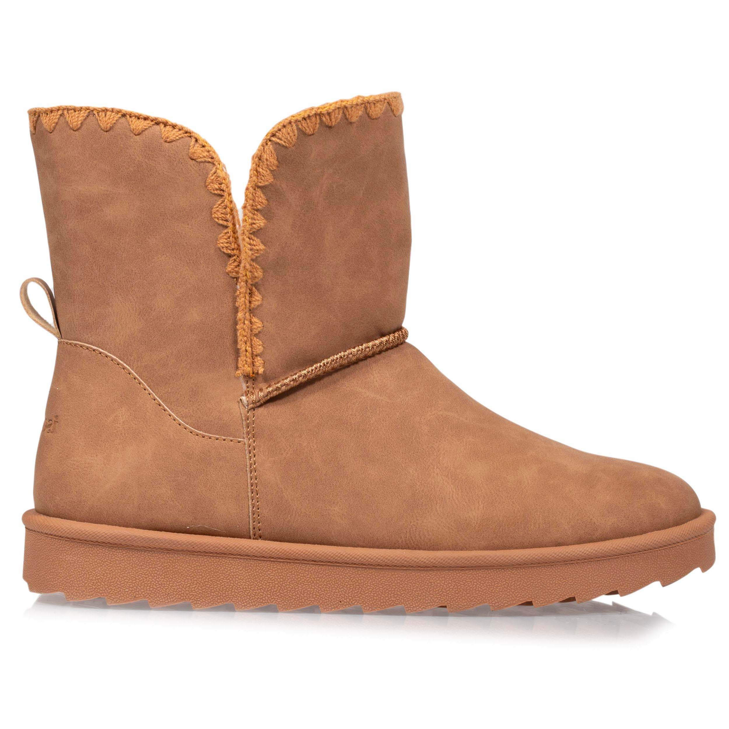 isotoner-bottines-haute-femme-camel-fourrure-m-moire-de-forme image 8