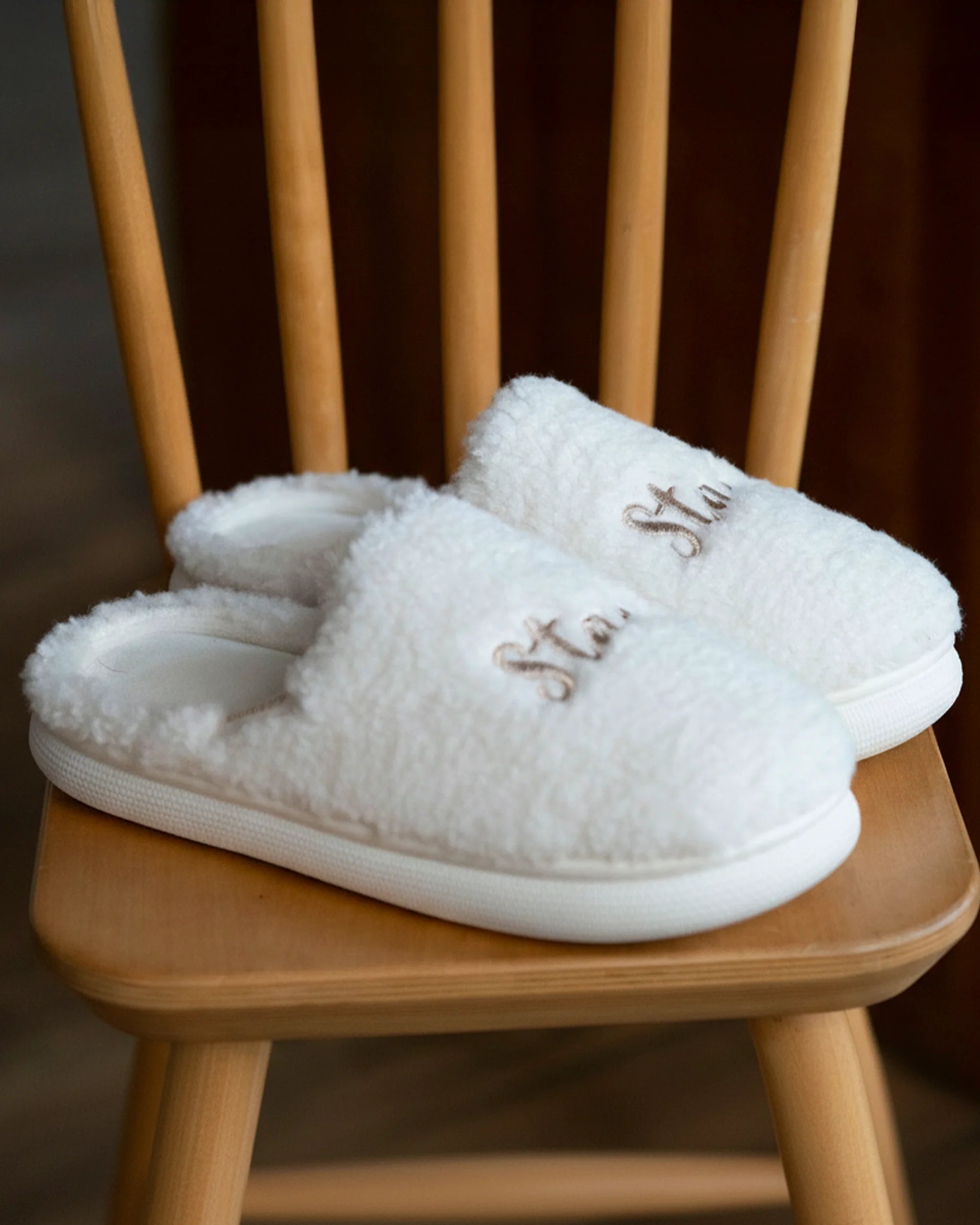 isotoner-chaussons-mules-femme-bloup-ivoire image 2
