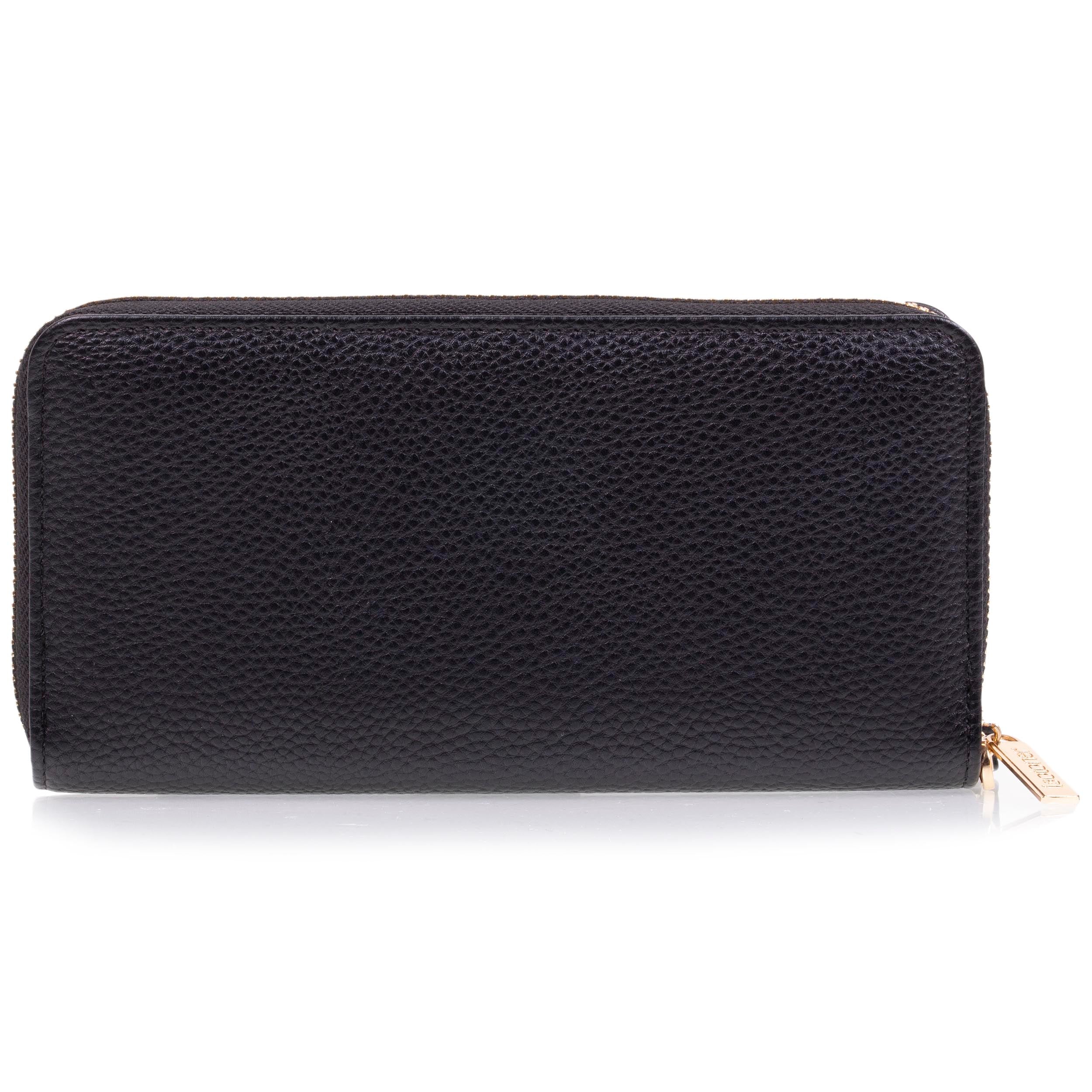 isotoner-compagnon-femme-noir-simili-rfid-anse image 3