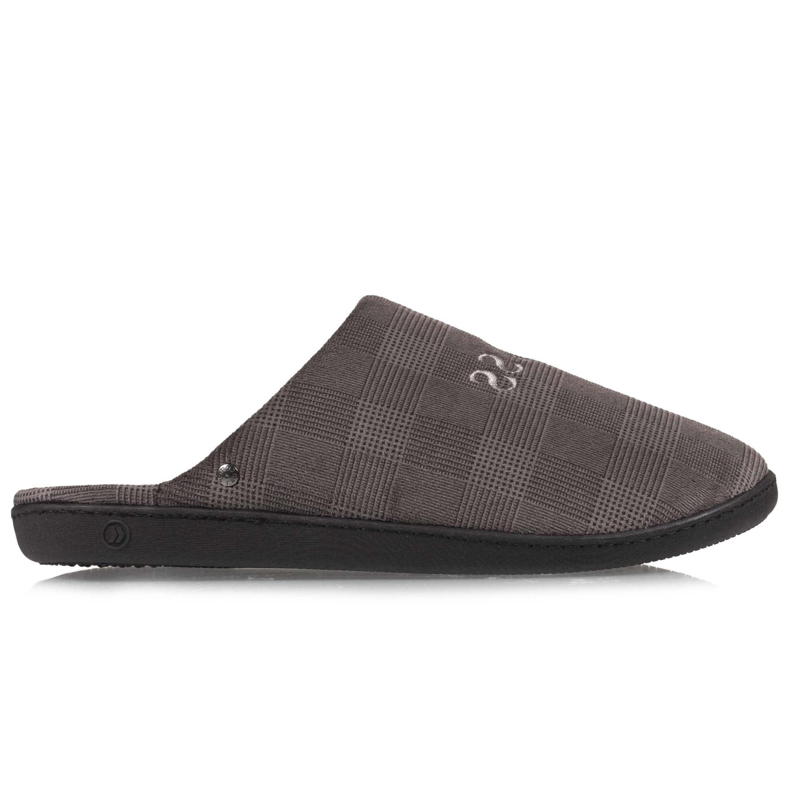 isotoner-chaussons-mules-homme-big-boss-gris image 8