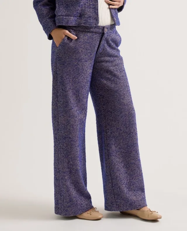 cache-c-ur-kate-pantalon-large-de-maternit-tailleur-bleu image 1