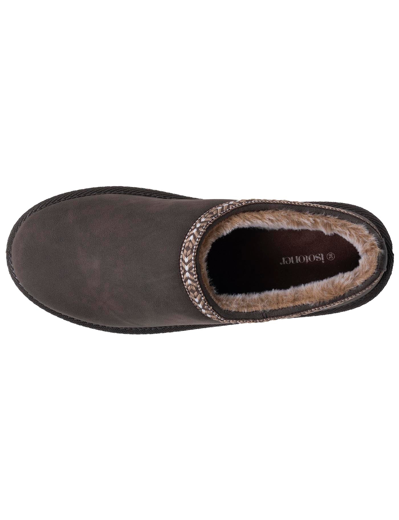 isotoner-sabots-cozy-femme-fourr-s-marron-everywear image 7