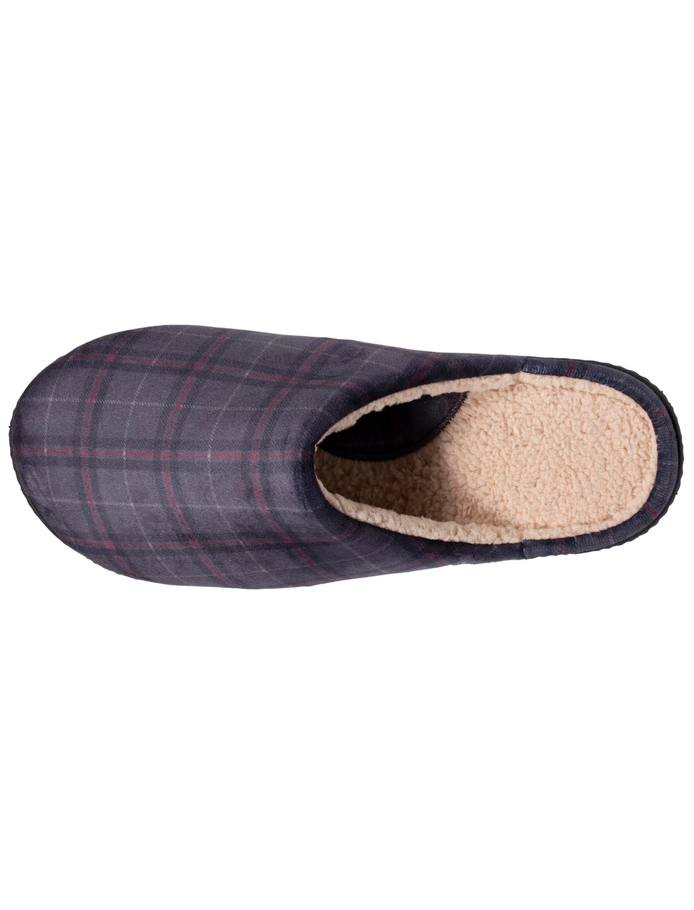 isotoner-mules-ergo-homme-tartan-chaussons-mules image 7