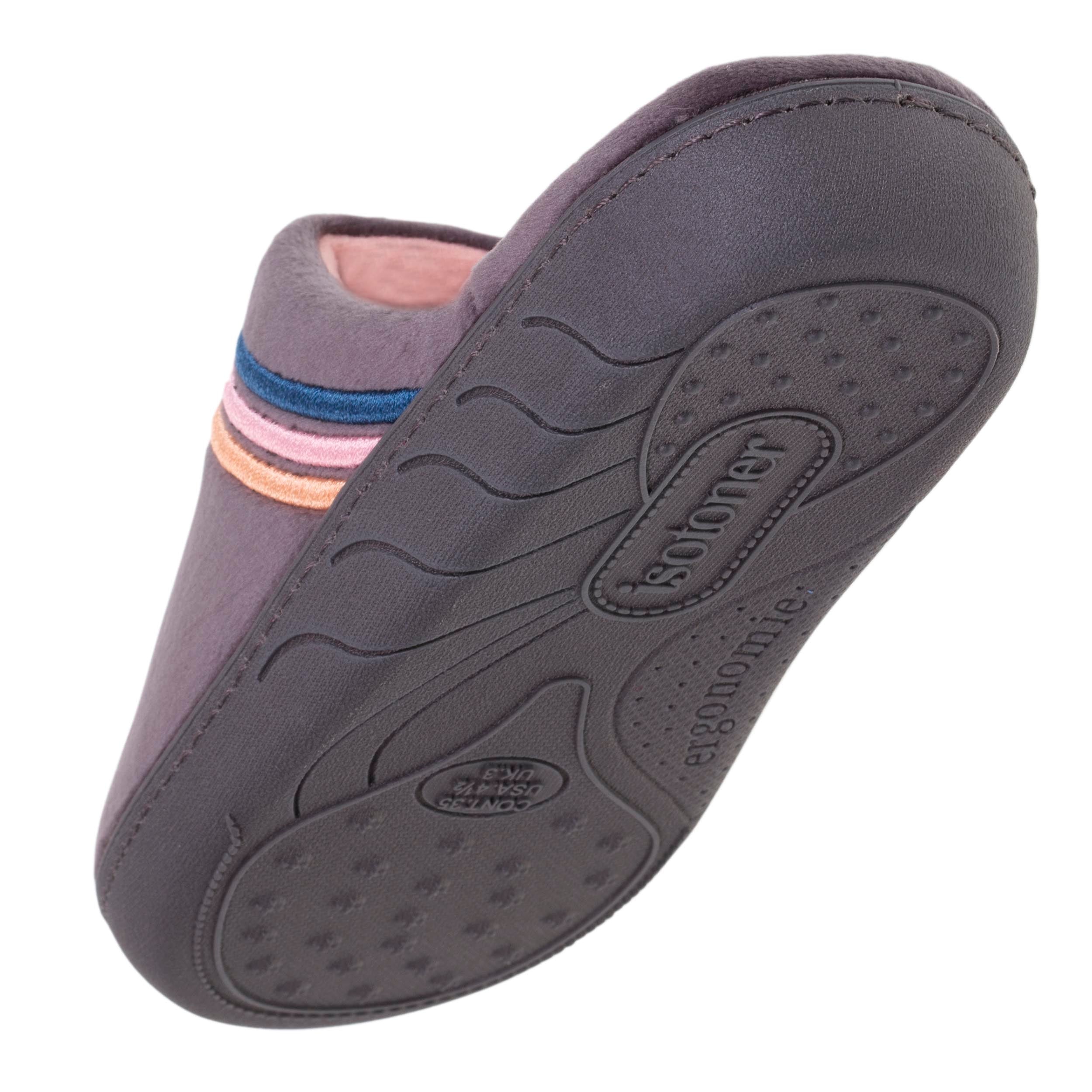 isotoner-chaussons-mules-junior-arc-en-ciel-velours image 5