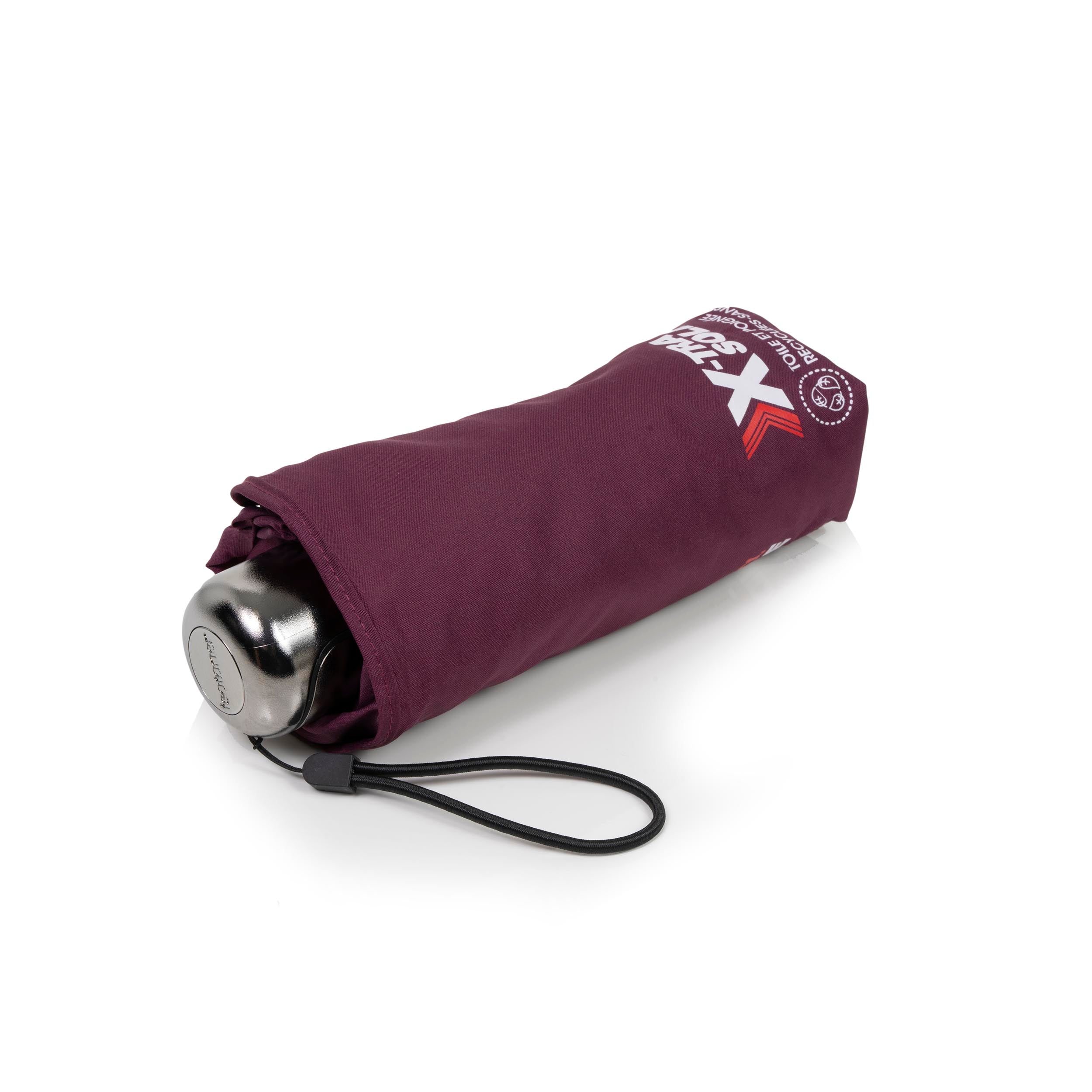 isotoner-parapluie-mini-x-tra-solide-alpha-17-5-cm-prune image 1