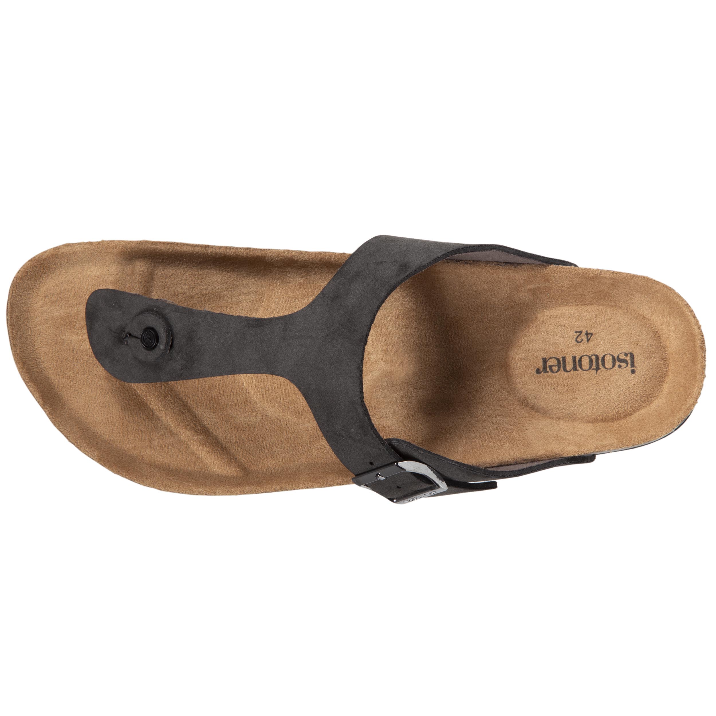 isotoner-mules-sandales-homme-bride-gris image 3