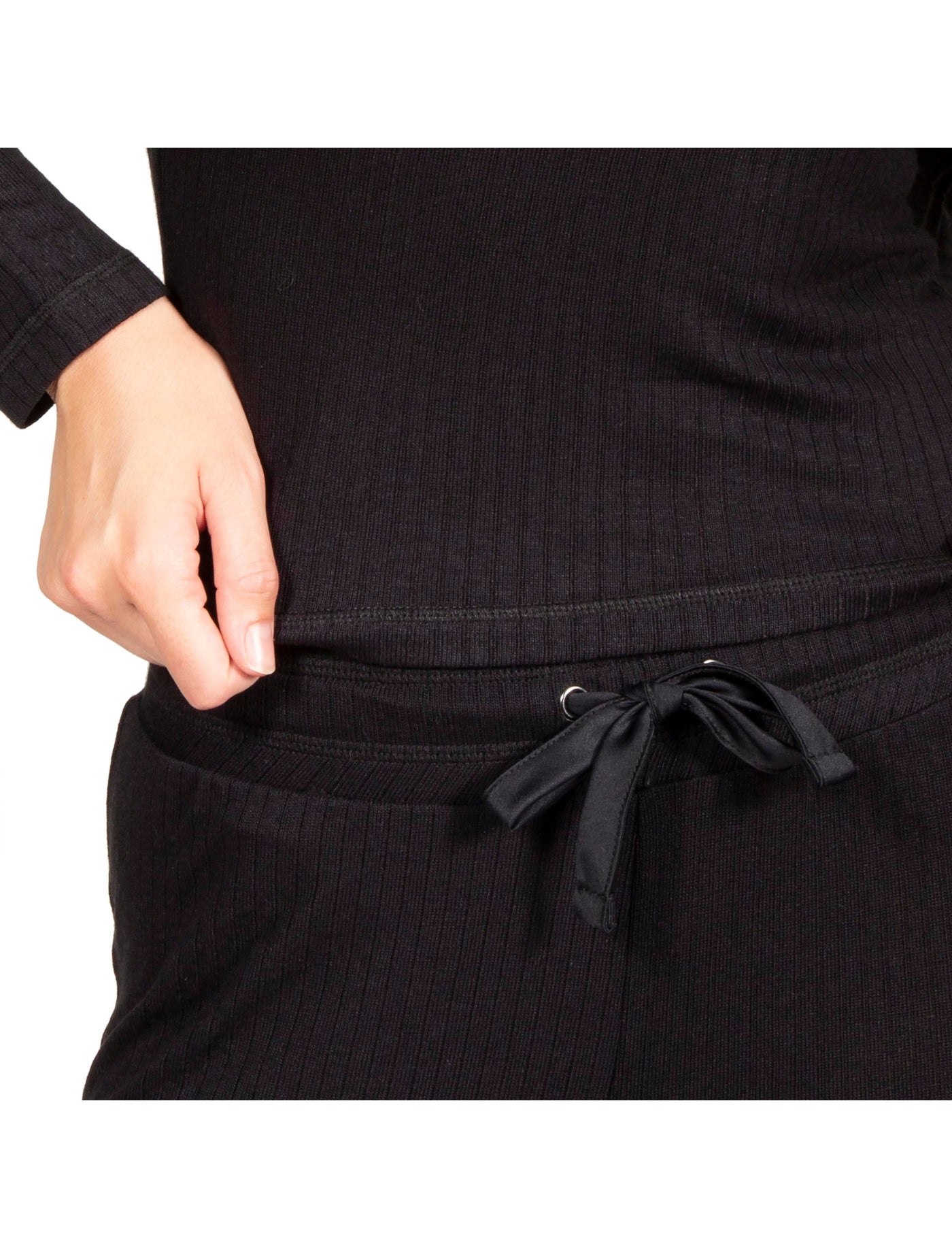 isotoner-pantalon-jogger-femme-c-tel-noir-ecovero image 7