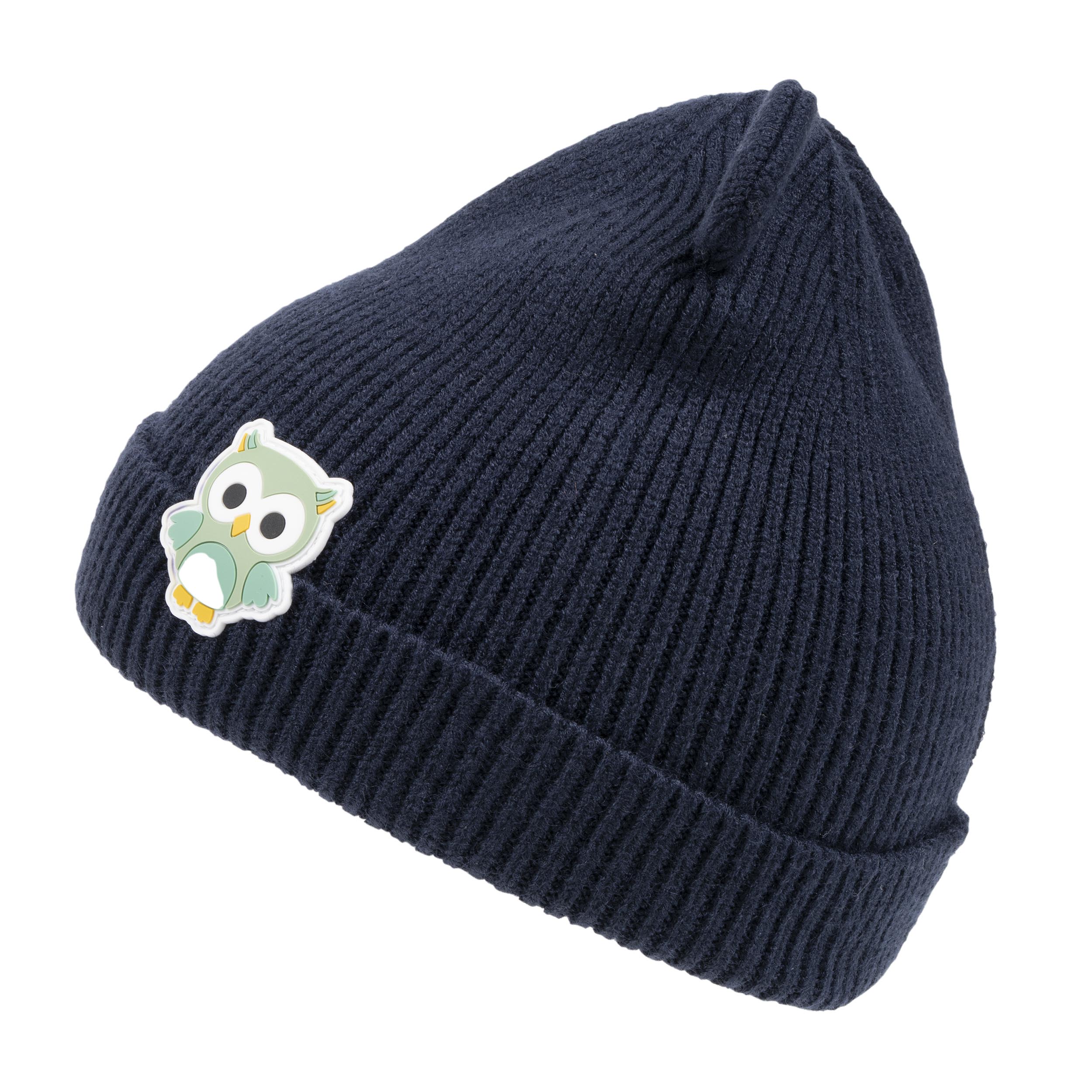 isotoner-bonnet-enfant-2-4-ans-oreilles-marine-hibou image 1