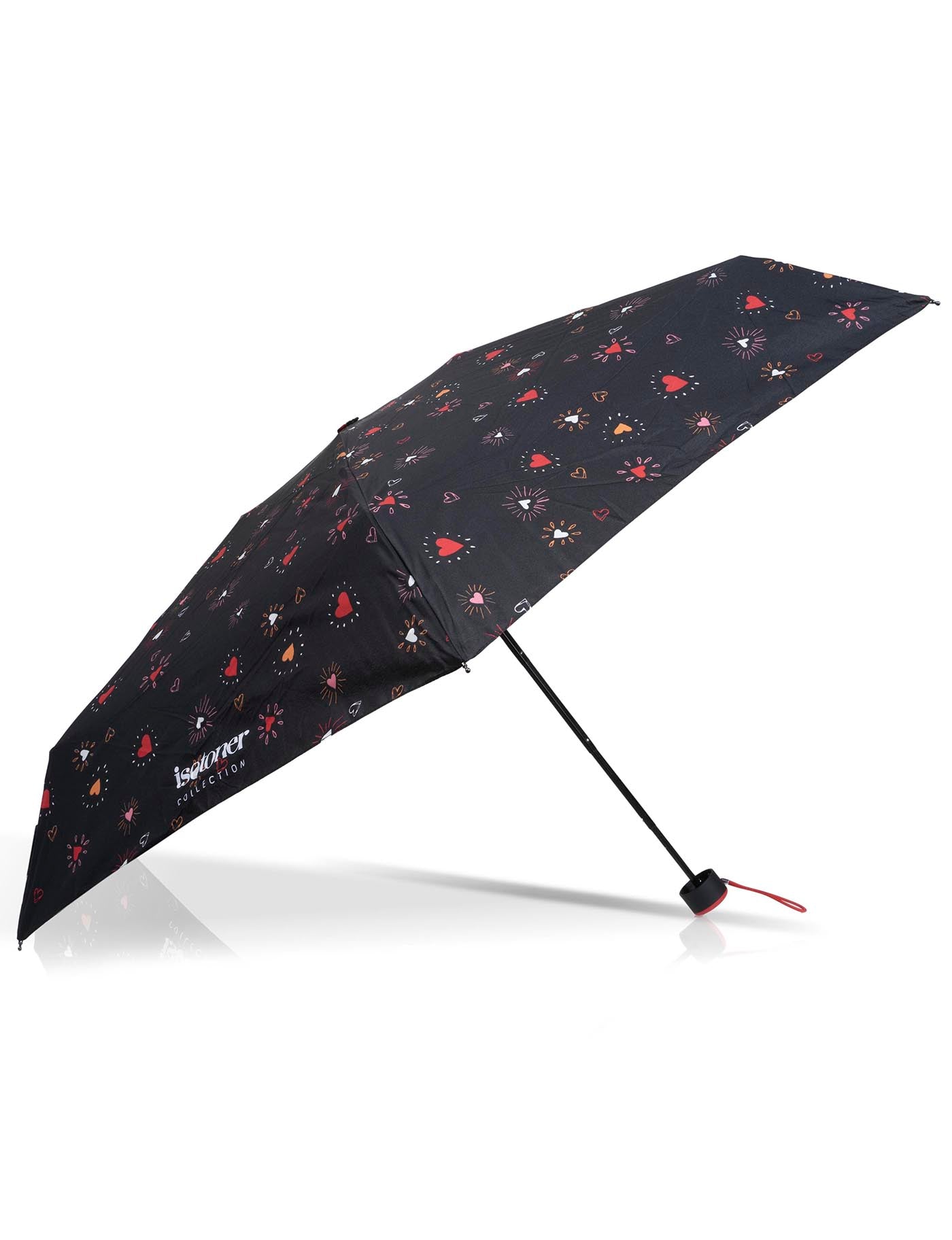 isotoner-parapluie-mini-slim-c-ur-rouge-les-premium image 7