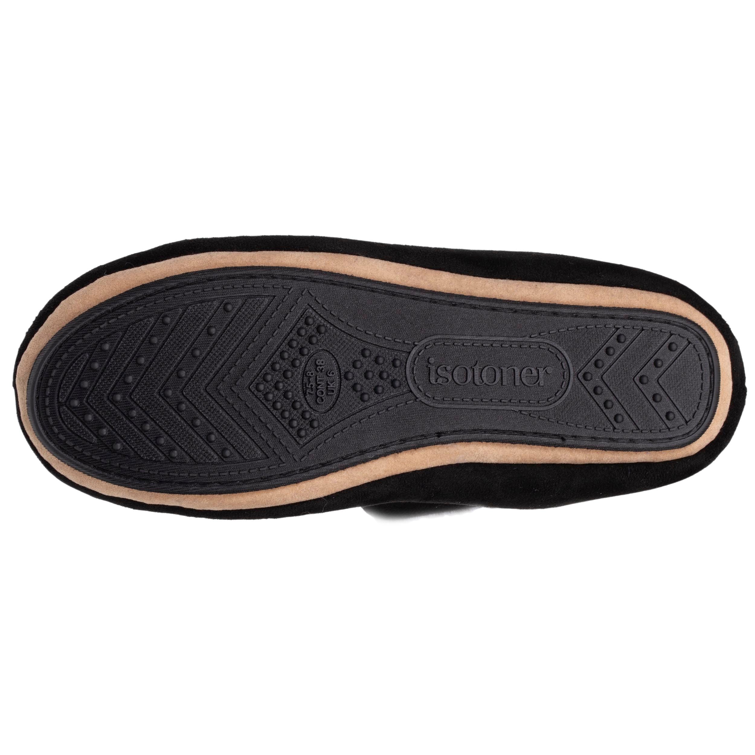 isotoner-chaussons-bottillons-bas-femme-noir image 4