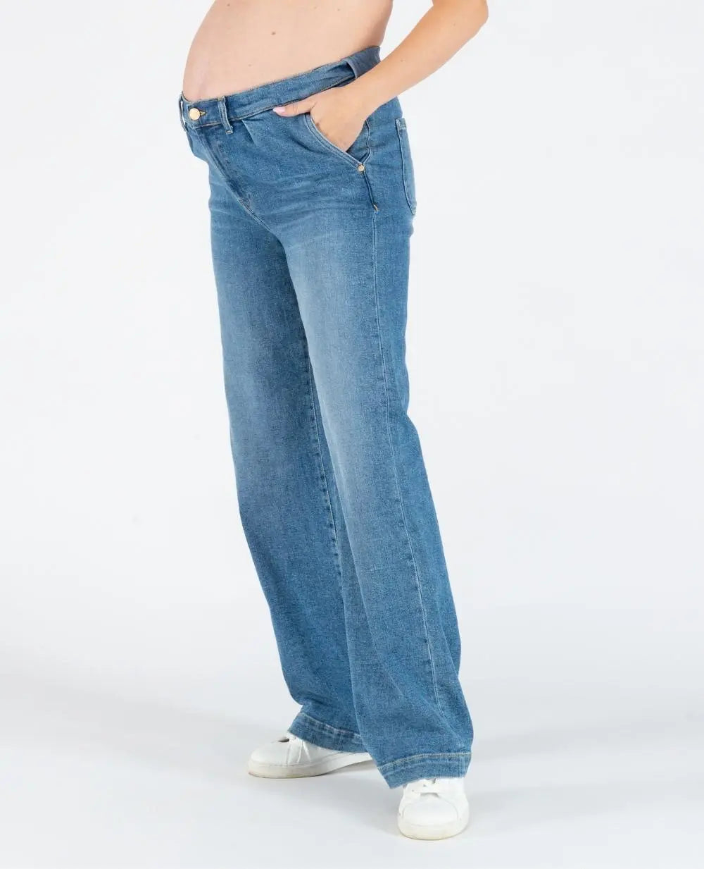 cache-c-ur-jean-de-grossesse-wide-leg-kelly-mid-blue image 5