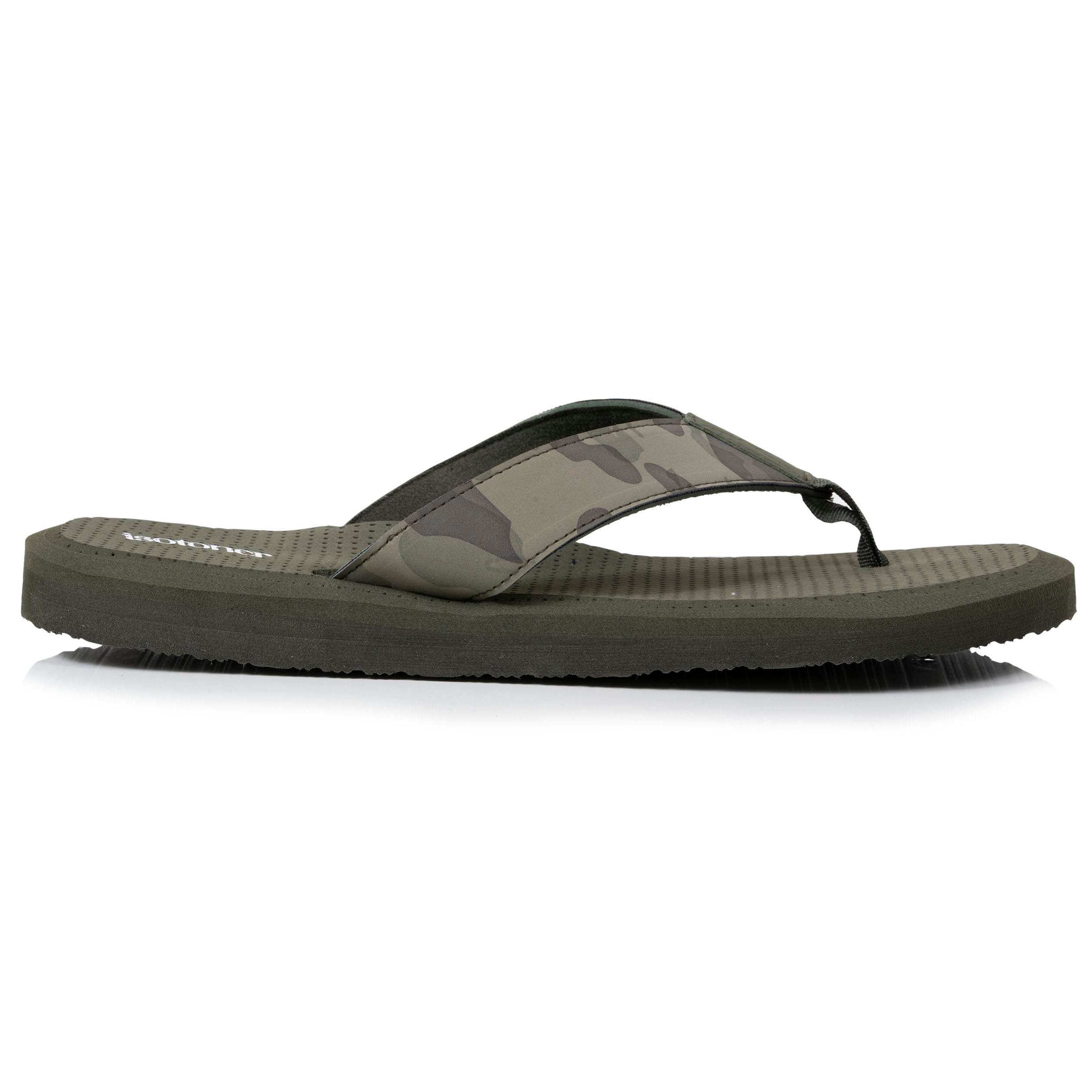 isotoner-tongs-homme-sport-camouflage-kaki image 8