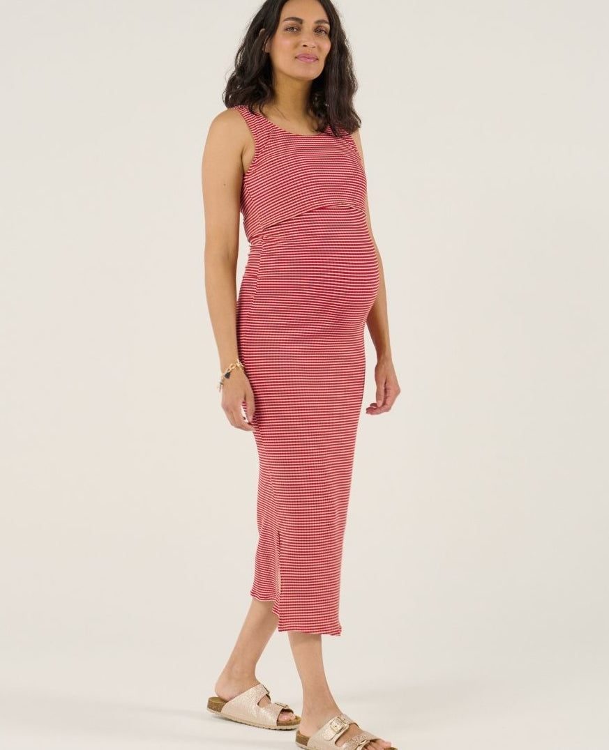 cache-c-ur-robe-beachwear-de-maternit-dinard-rouge image 2
