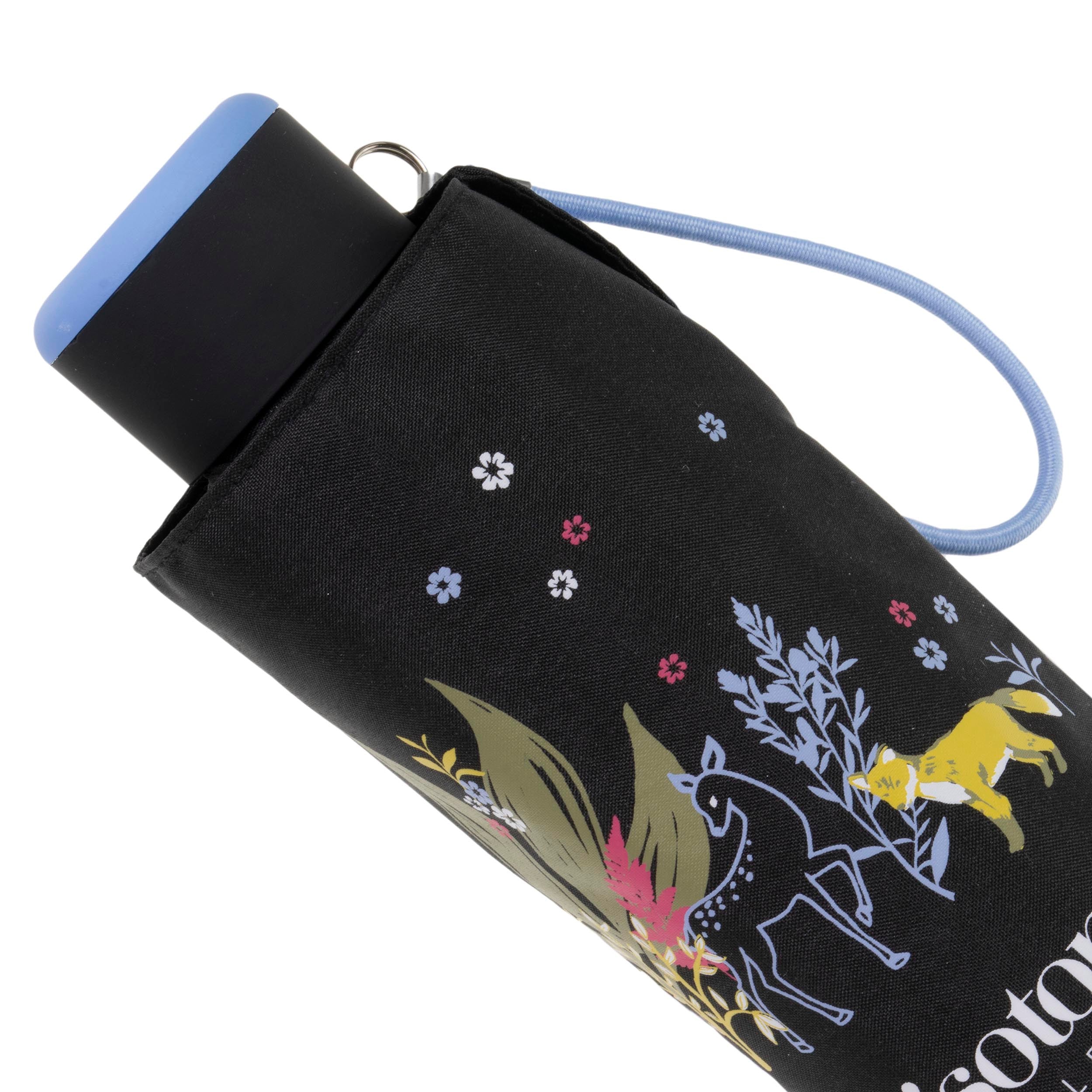 isotoner-parapluie-mini-ultra-slim-frise-cerf-recycl image 5