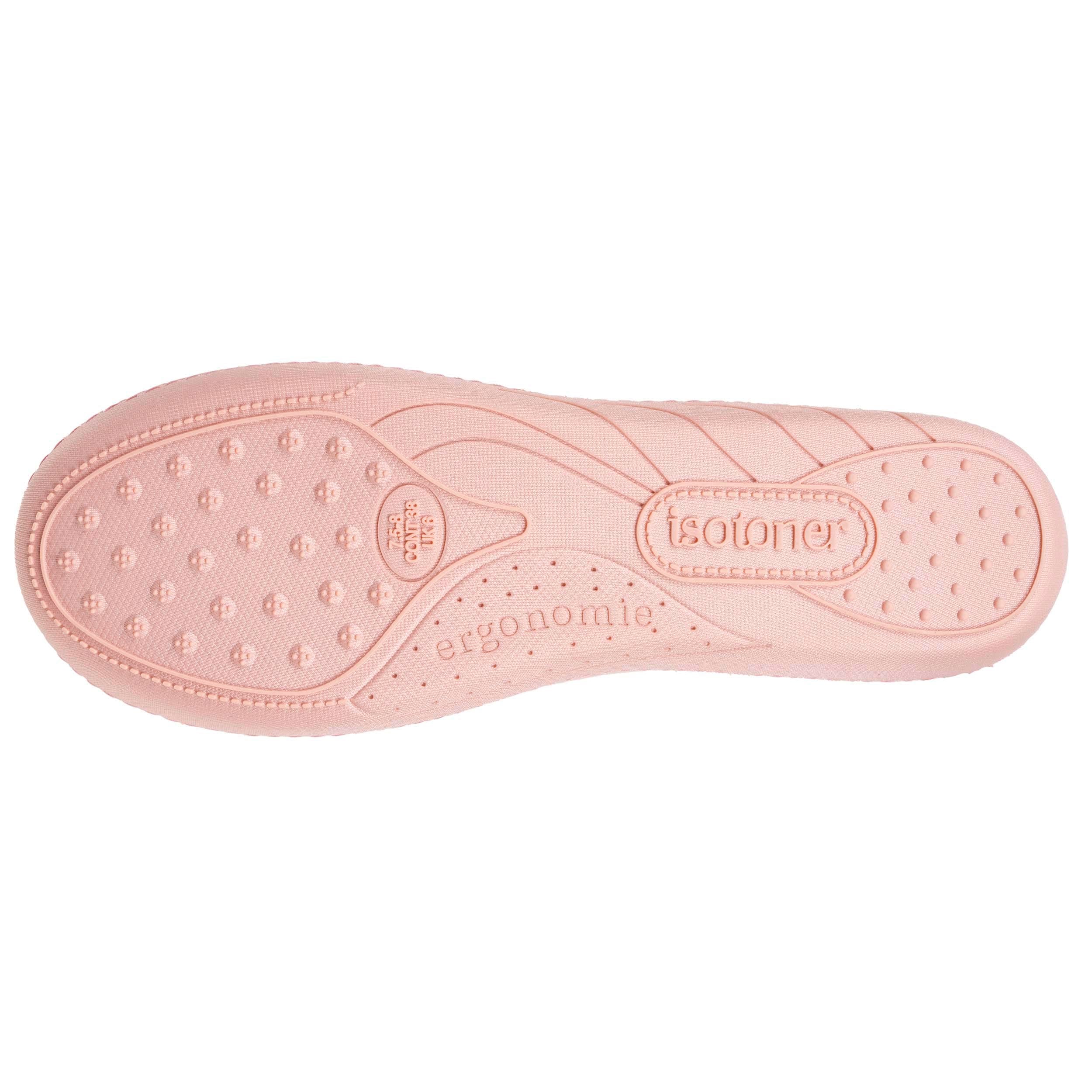 isotoner-chaussons-ballerines-femme-ergonomiques-blush image 5