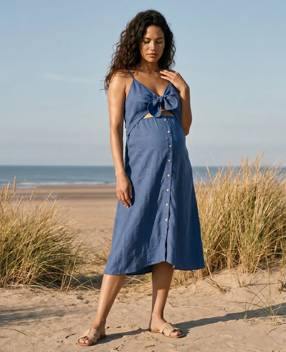 cache-c-ur-nolwenn-robe-d-allaitement-fluide-bleu image 1