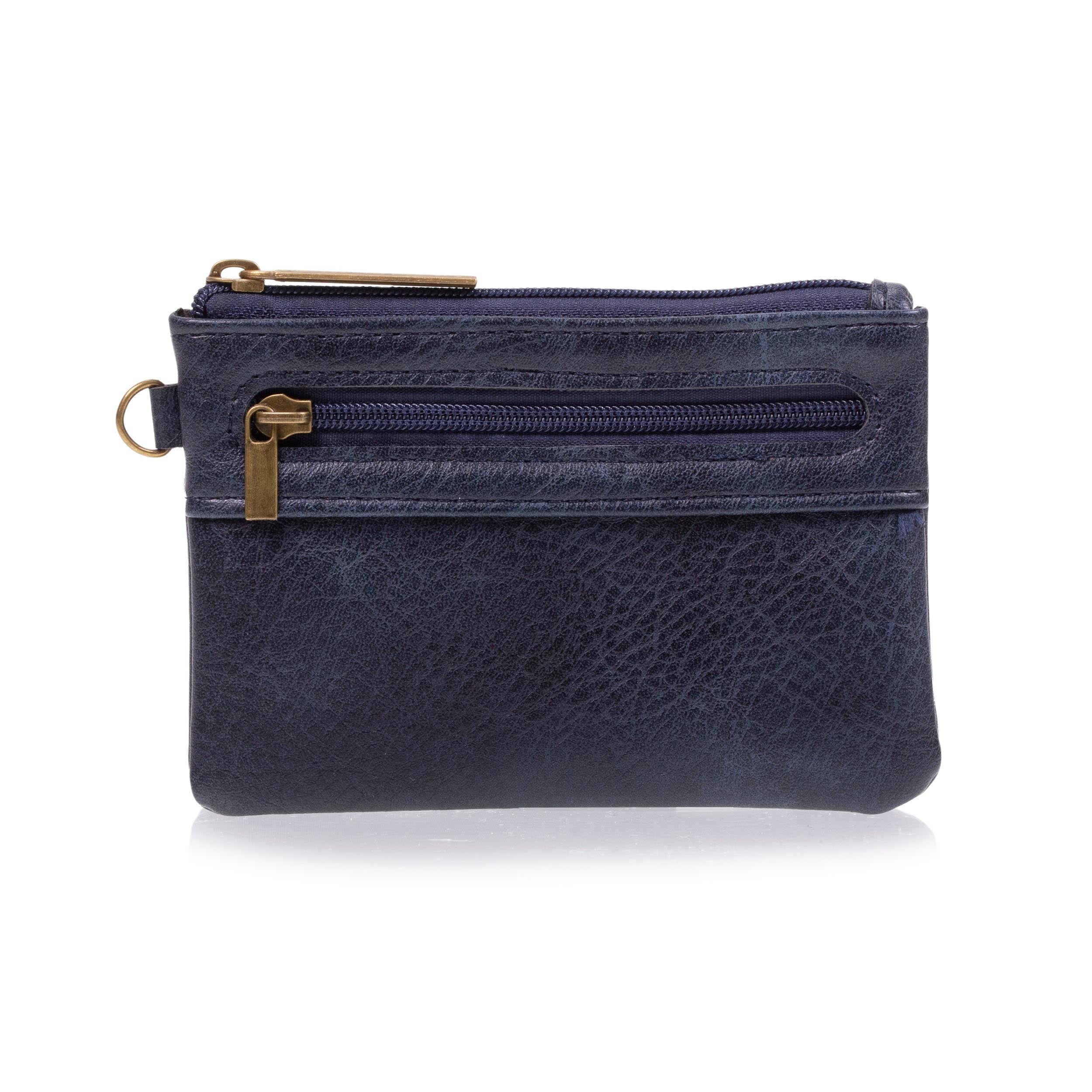 isotoner-porte-monnaie-homme-zipp-marine-anti-rfid image 1